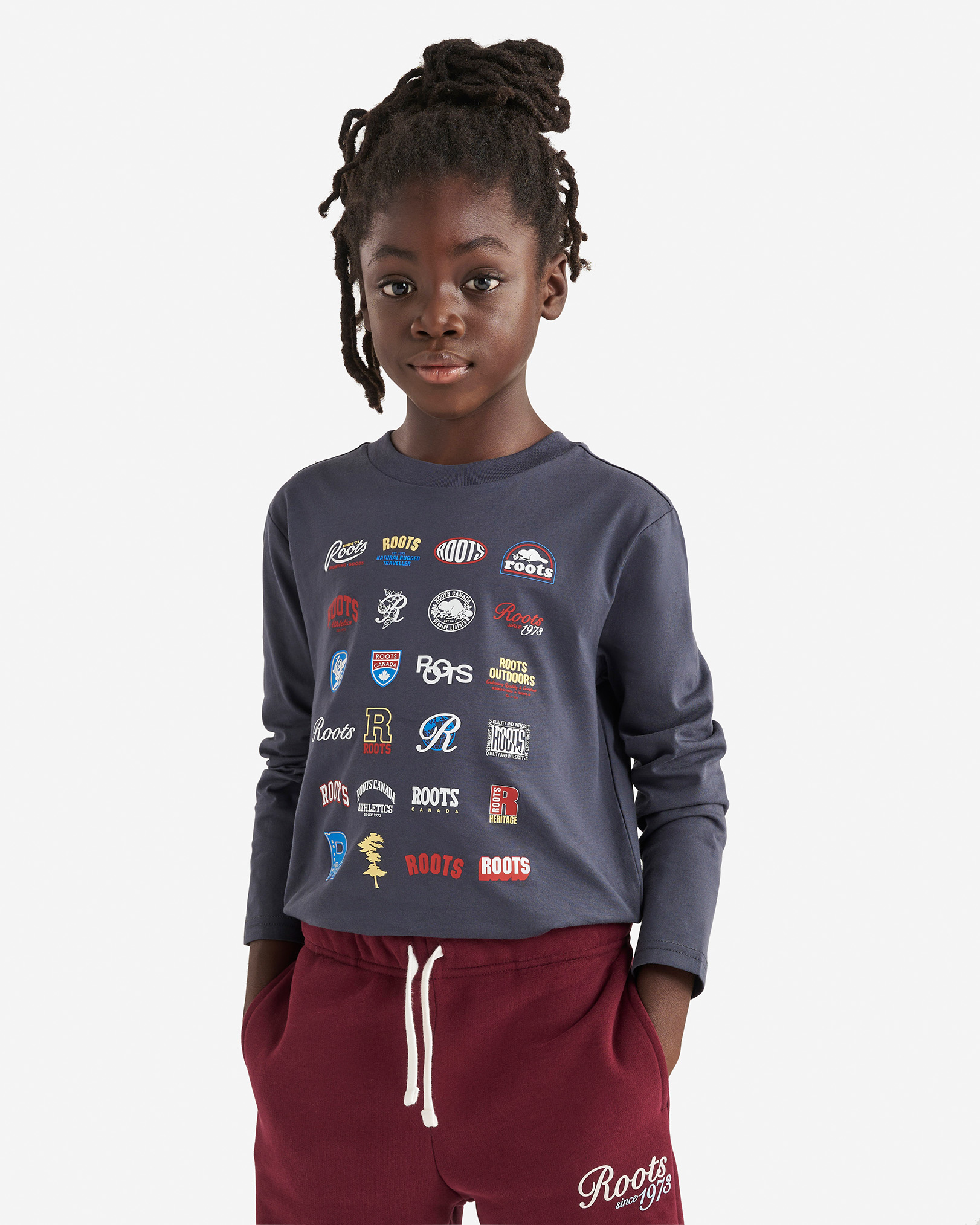 Kids Legends Graphic Long Sleeve T-Shirt - Graphite Grey Kids Legends Graphic Long Sleeve T-Shirt - Graphite Grey