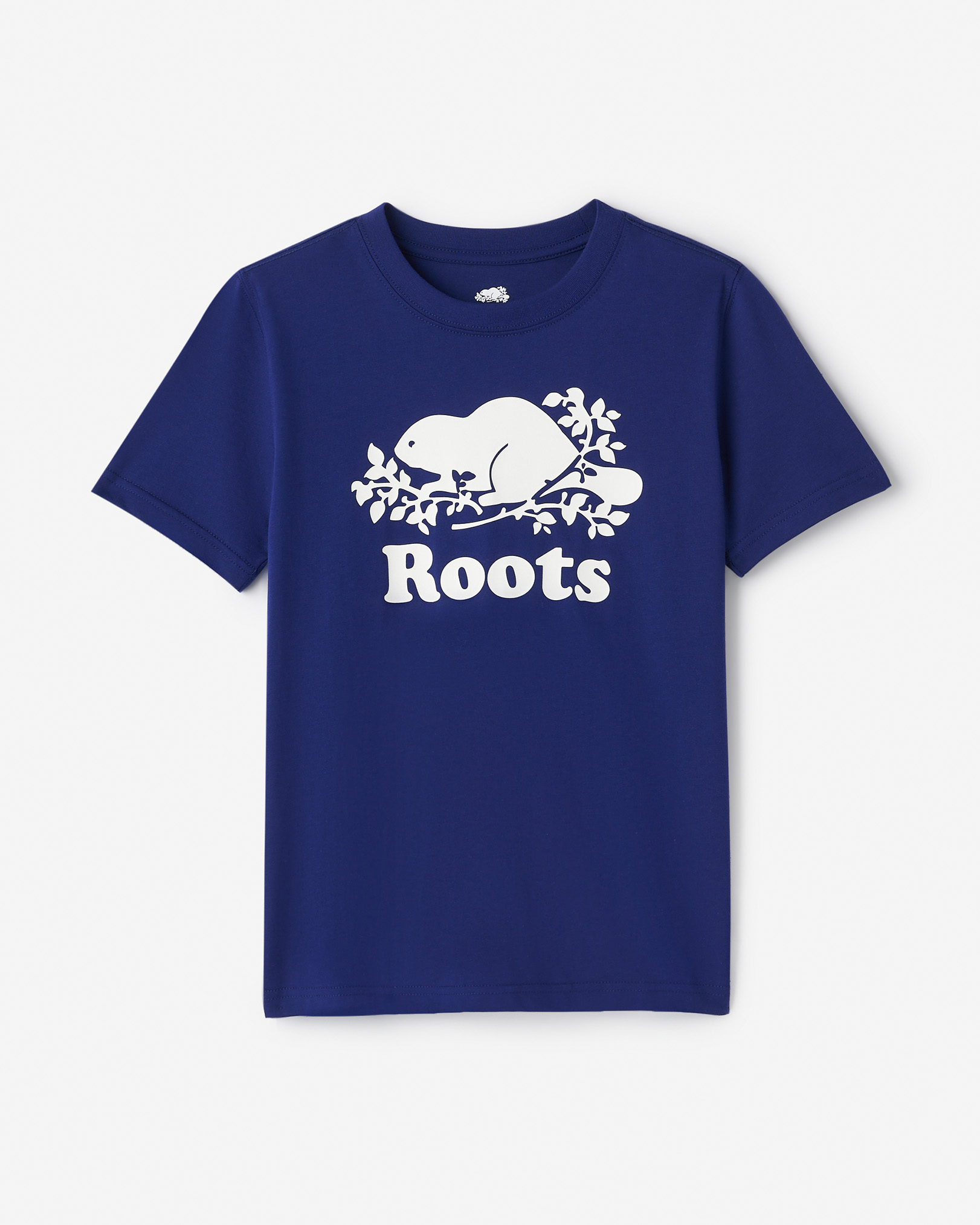 Kids Organic Original Cooper Beaver T-Shirt - Beacon Blue Kids Organic Original Cooper Beaver T-Shirt - Beacon Blue