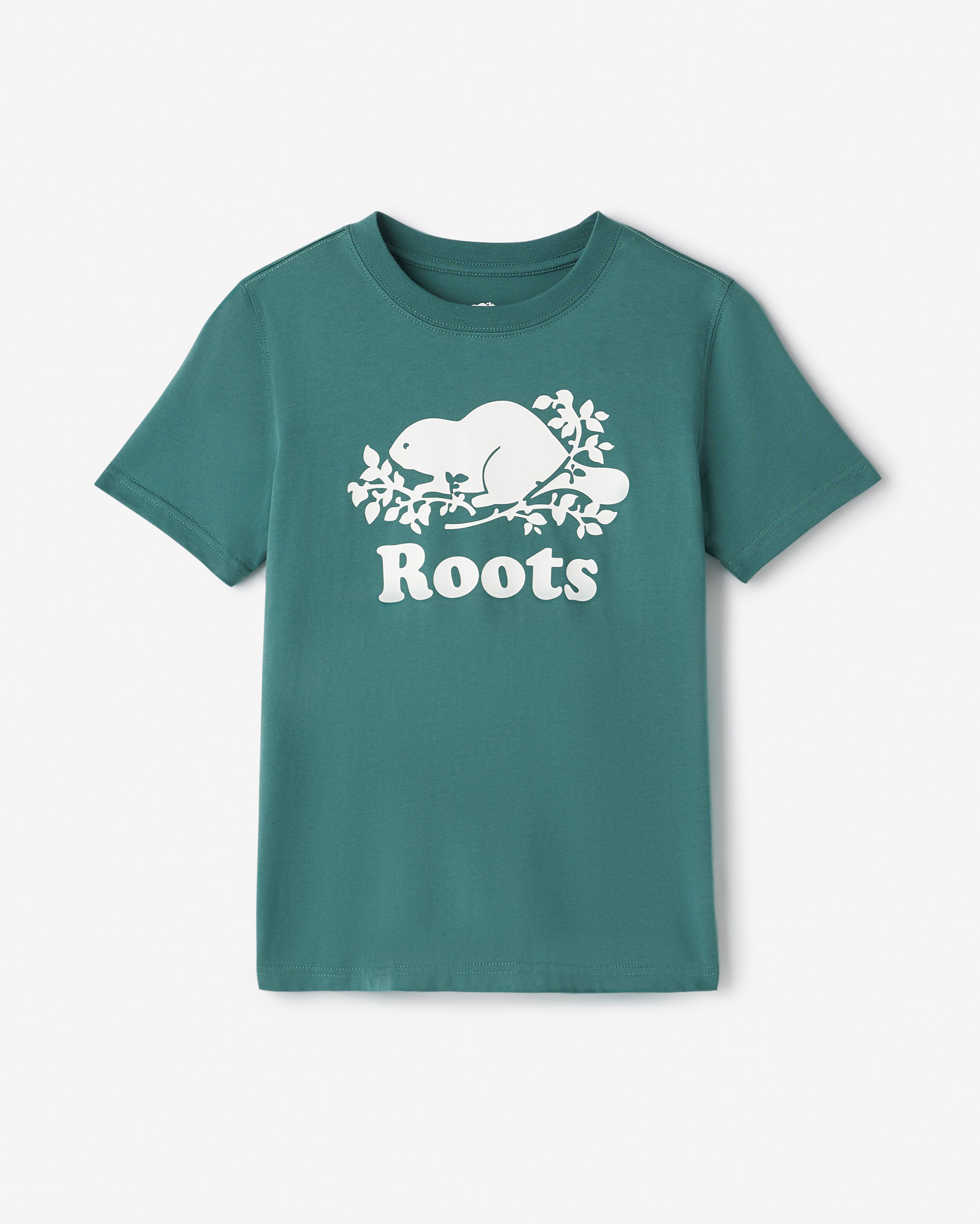 Kids Organic Original Cooper Beaver T-Shirt - Blue Spruce Kids Organic Original Cooper Beaver T-Shirt - Blue Spruce