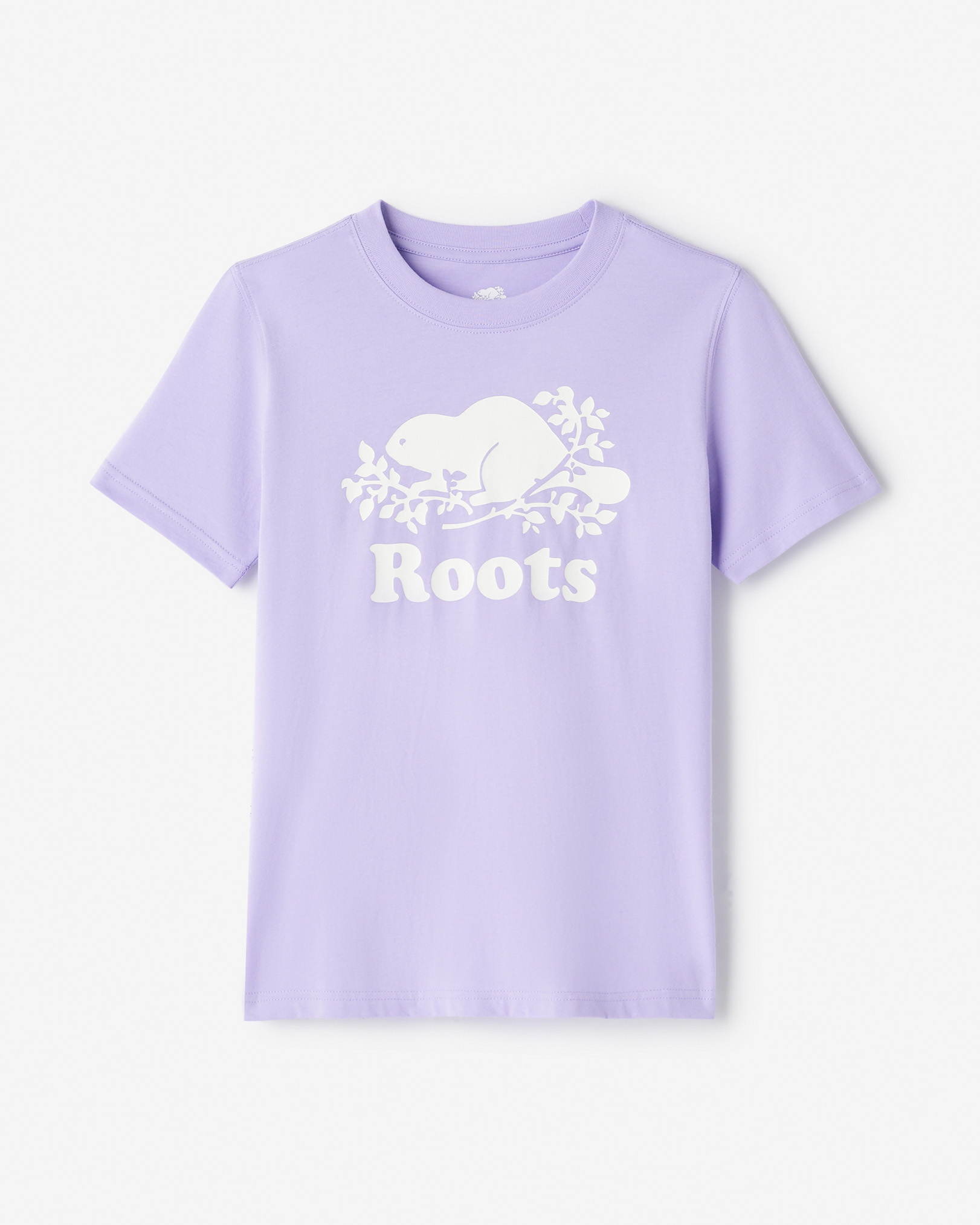 Kids Organic Original Cooper Beaver T-Shirt - Lavender Kids Organic Original Cooper Beaver T-Shirt - Lavender
