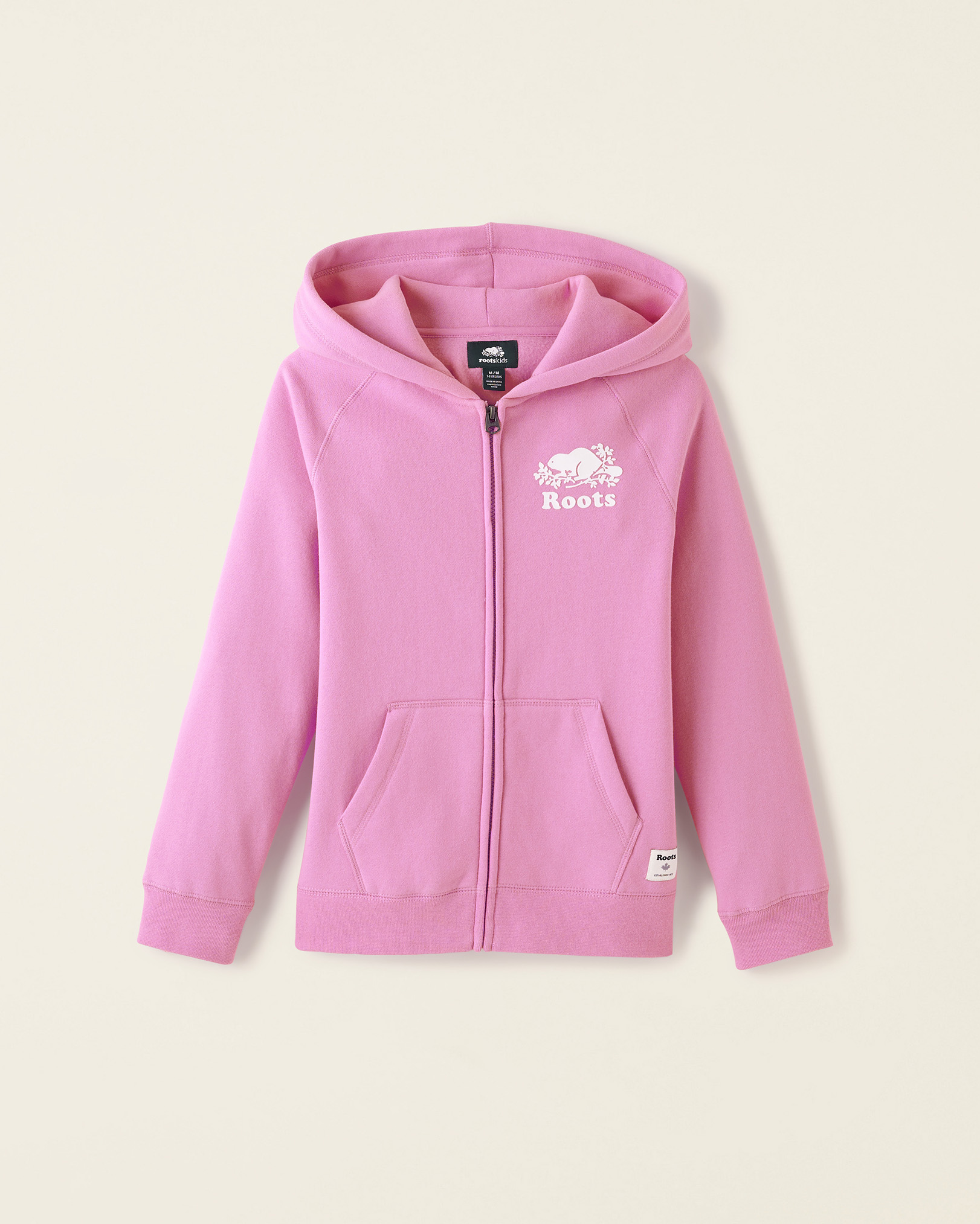 Kids Organic Original Full Zip Hoodie - Violet Kids Organic Original Full Zip Hoodie - Violet