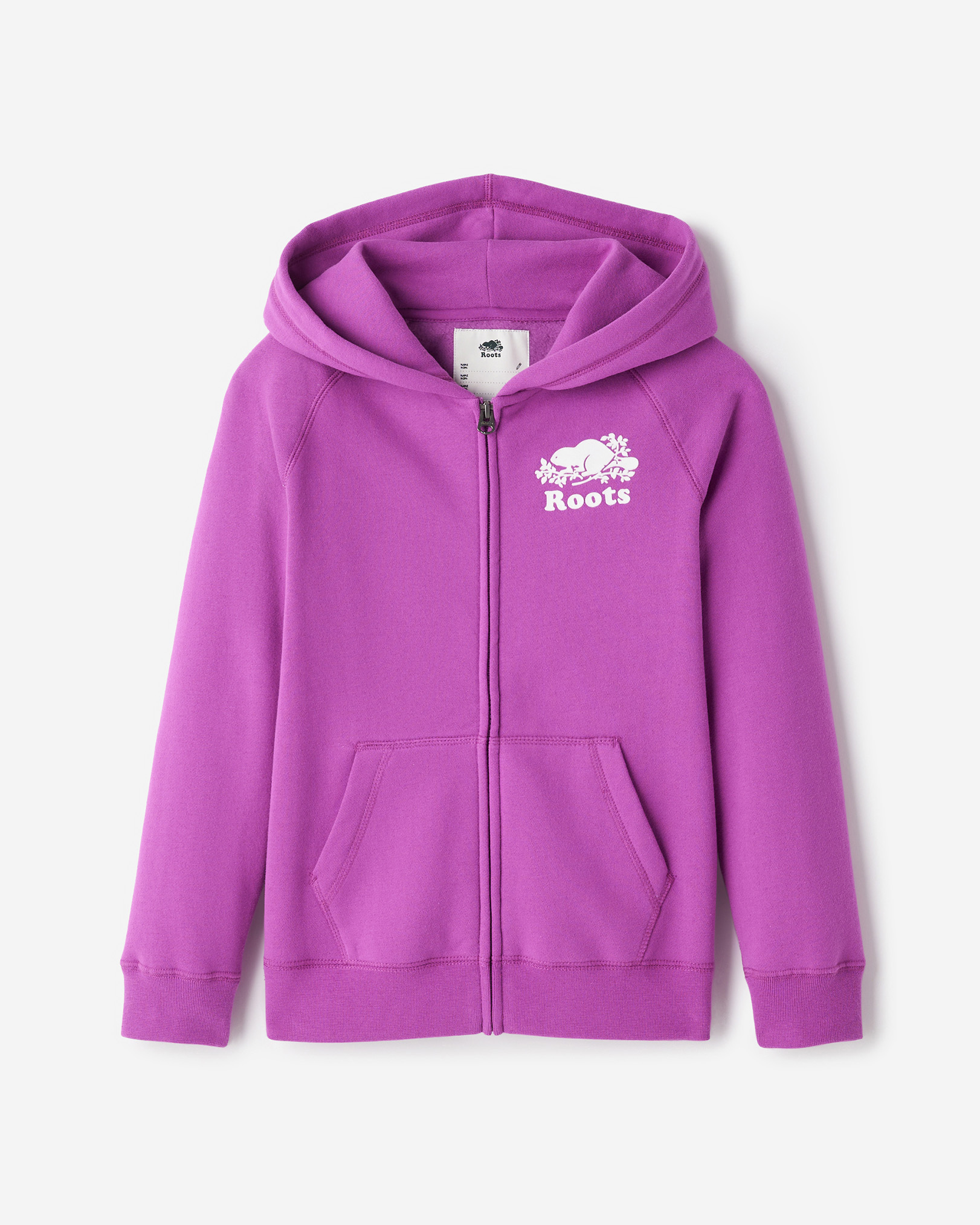 Chandail original à capuchon et glissière en coton bio pour enfants - Violet De Jacinthe Chandail original à capuchon et glissière en coton bio pour enfants - Violet De Jacinthe
