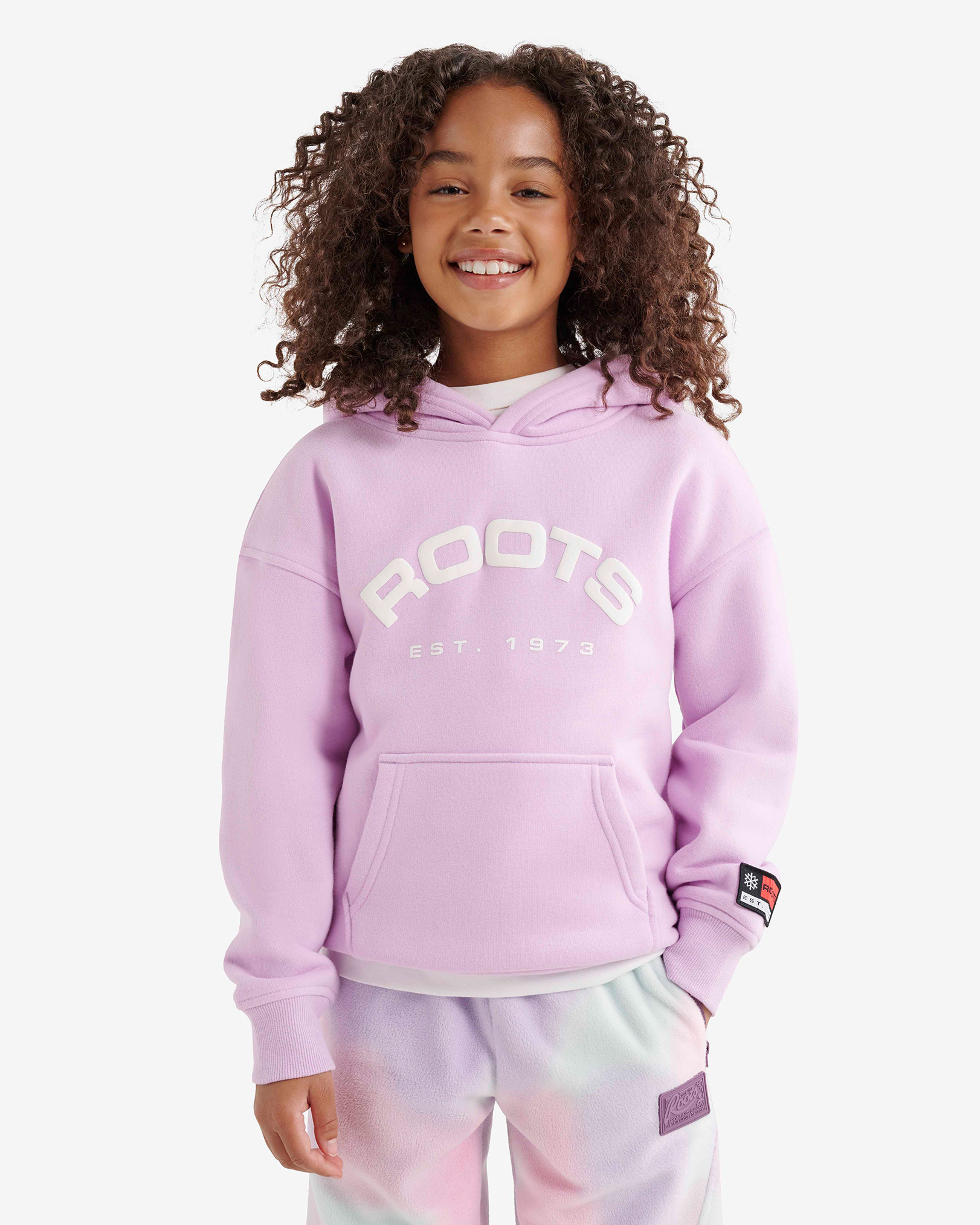 Kids Alpine Goods Kanga Hoodie - Orchid Bouquet