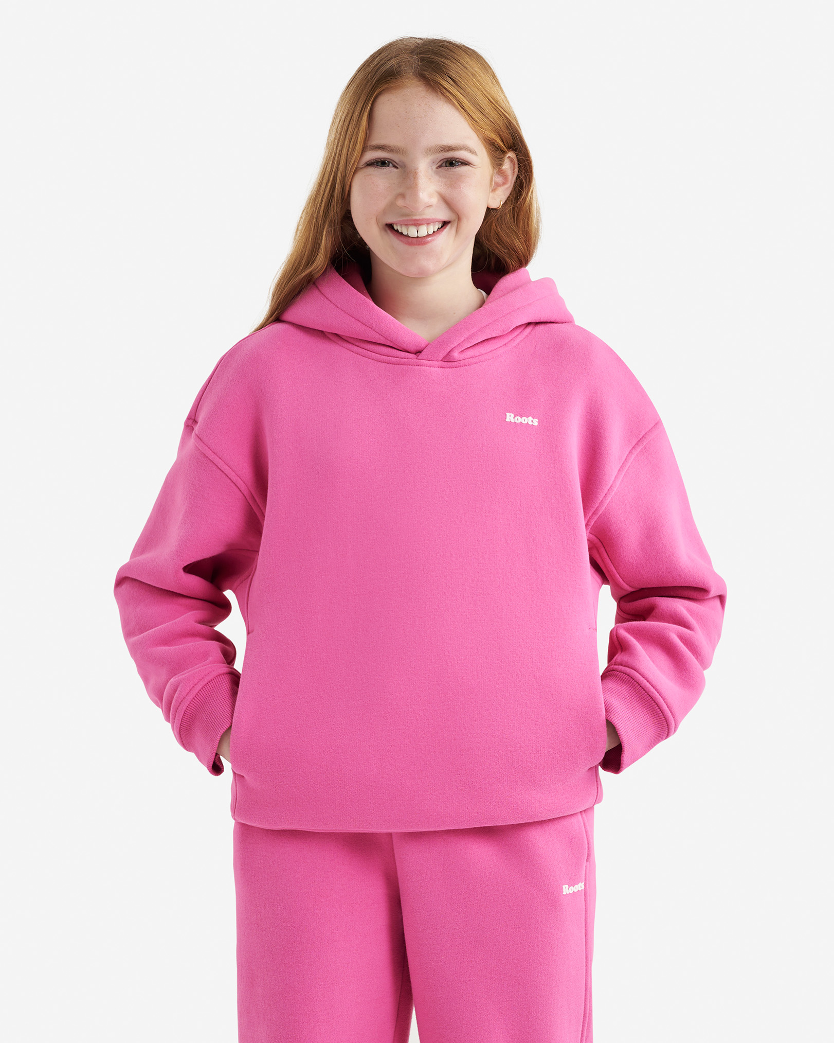 Kids Cloud Hoodie - Magenta Glow