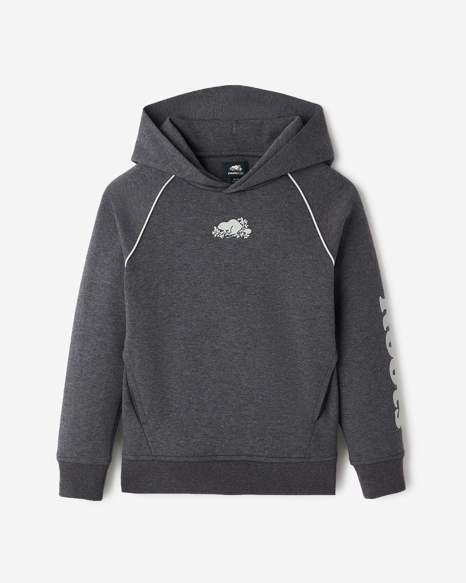 Kids Recover Interlock Hoodie - Midnight Grey Mix
