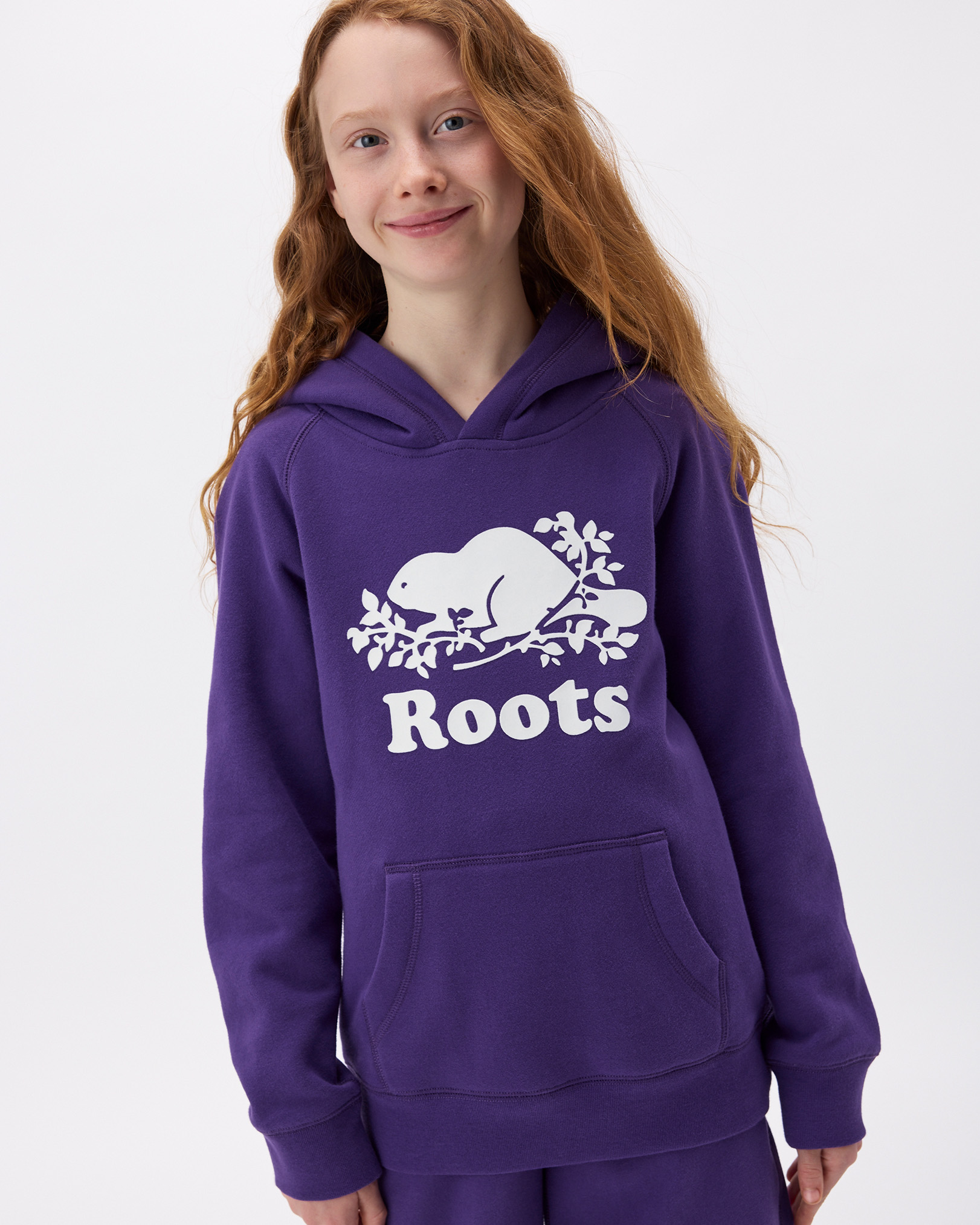 Kids Organic Original Kanga Hoodie - Violet Sky