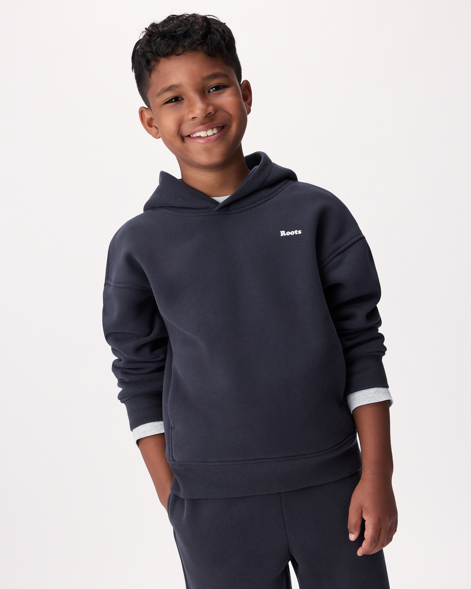 Kids Cloud Hoodie - Midnight Grey Kids Cloud Hoodie - Midnight Grey