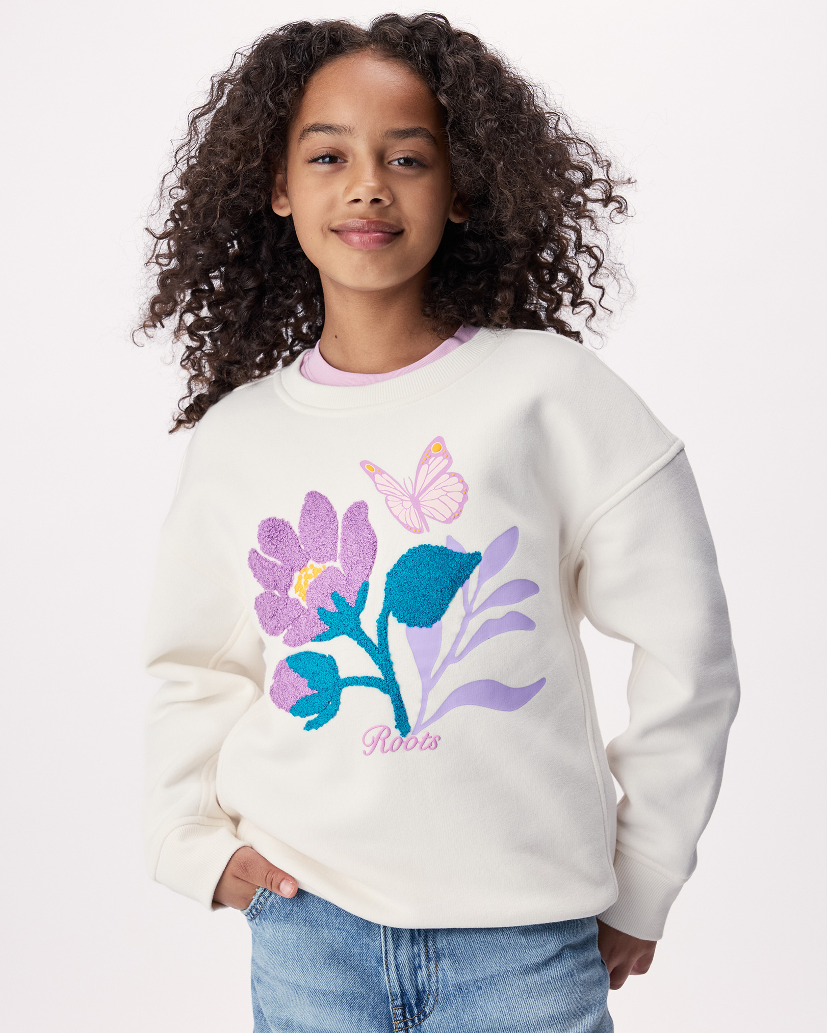 Kids Skyline Relaxed Crew Sweatshirt Kids Skyline Relaxed Crew Sweatshirt