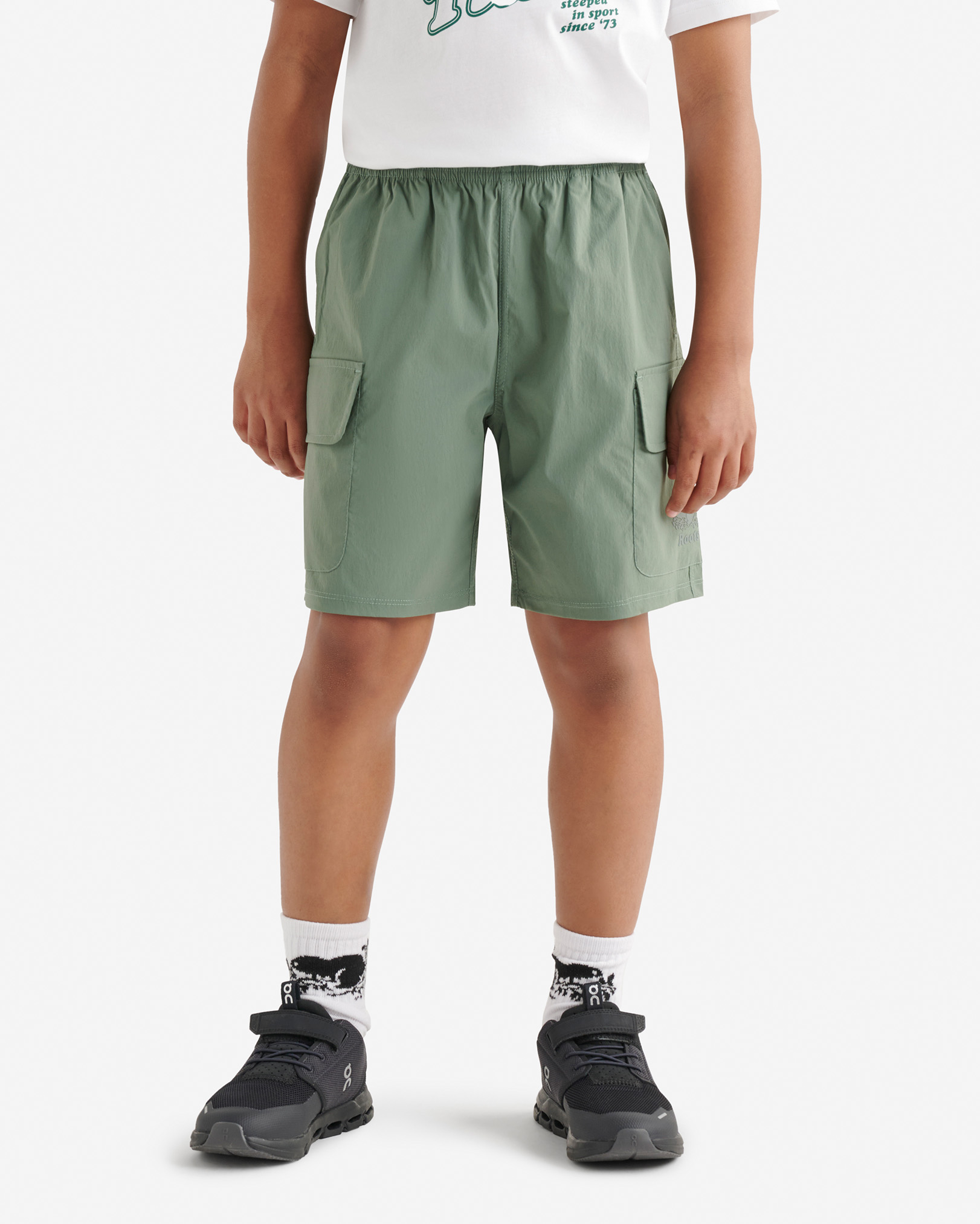 Kids Hybrid Cargo Short - Wreath Green