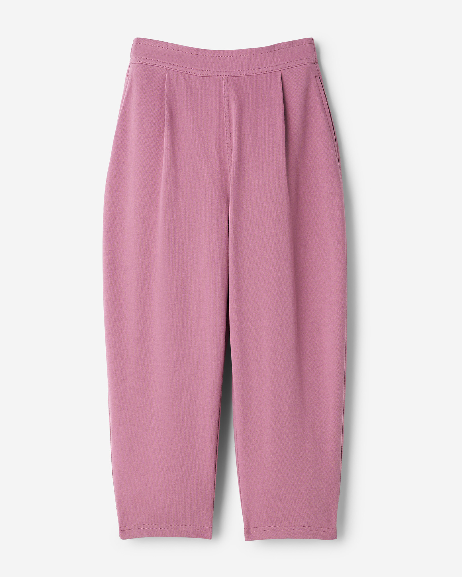 Kids Heavy Jersey Barrel Pant - Dusky Plum Kids Heavy Jersey Barrel Pant - Dusky Plum
