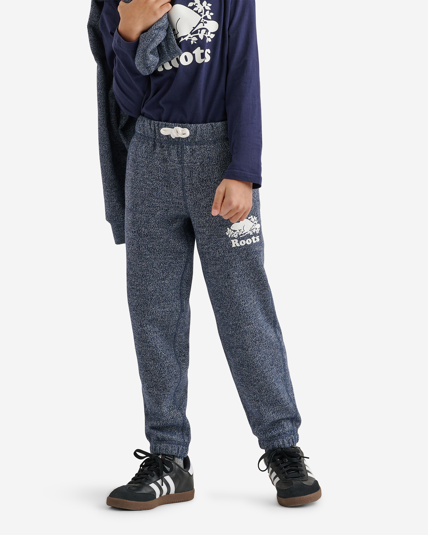 Kids Organic Original Sweatpant - Navy Blazer Pepper