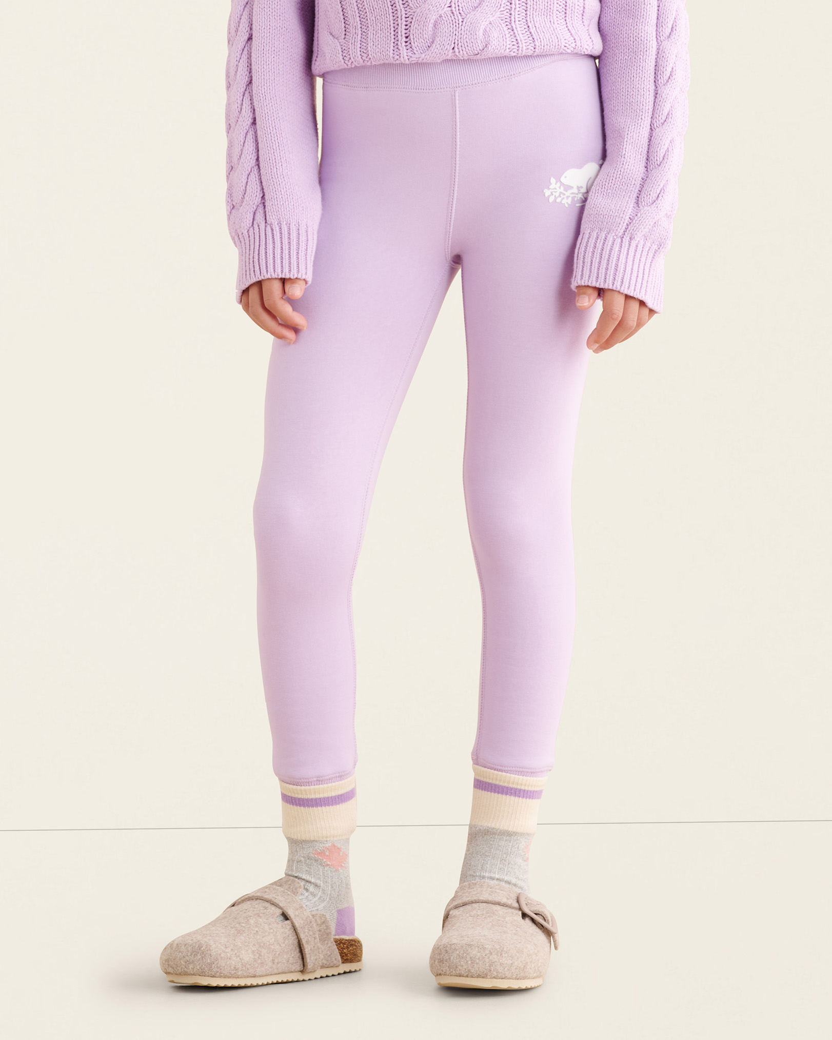 Kids Cozy Fleece Sweatpant - Lilac Breeze