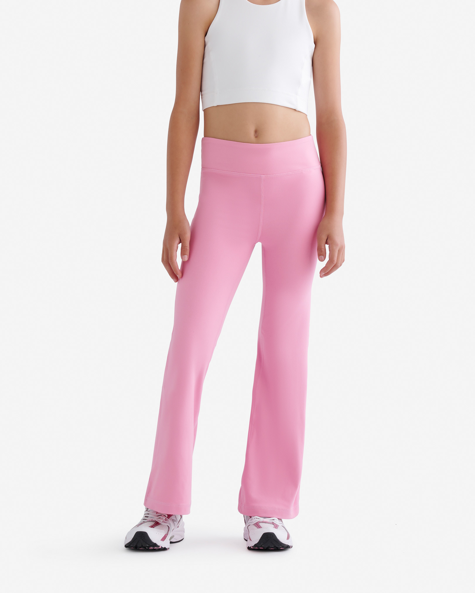 Girls Active Flare Legging - Moonlight Pink Girls Active Flare Legging - Moonlight Pink