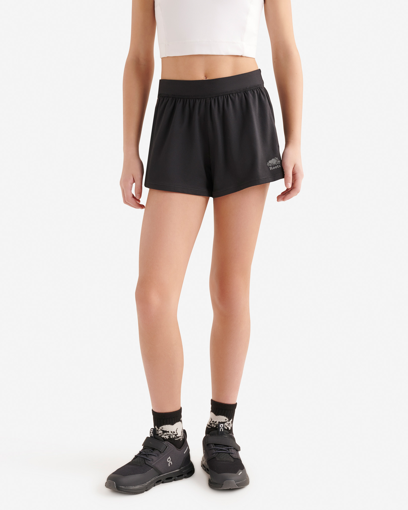 Girls Active Runner Short - Black