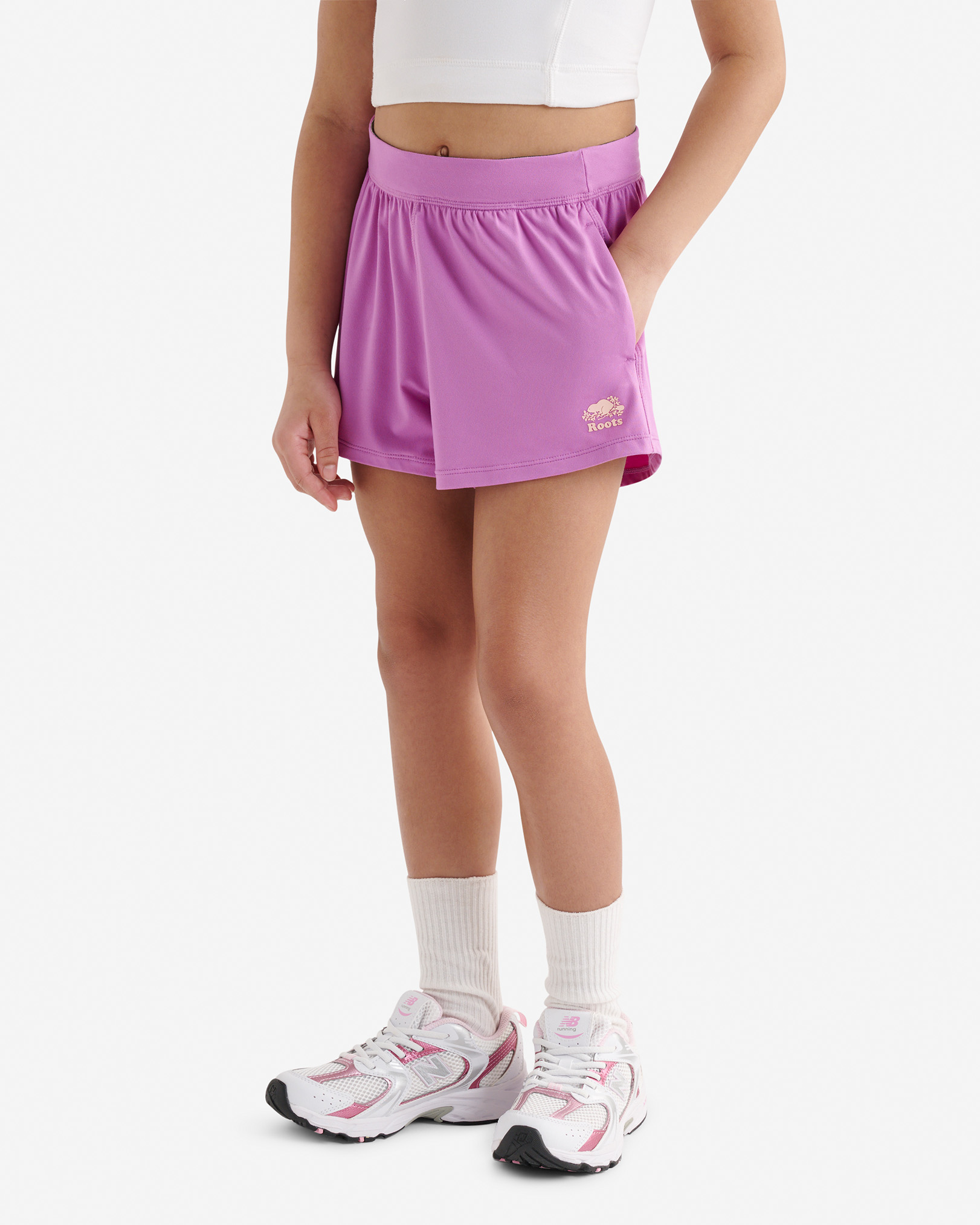 Girls Active Runner Short - Iris Orchid Girls Active Runner Short - Iris Orchid