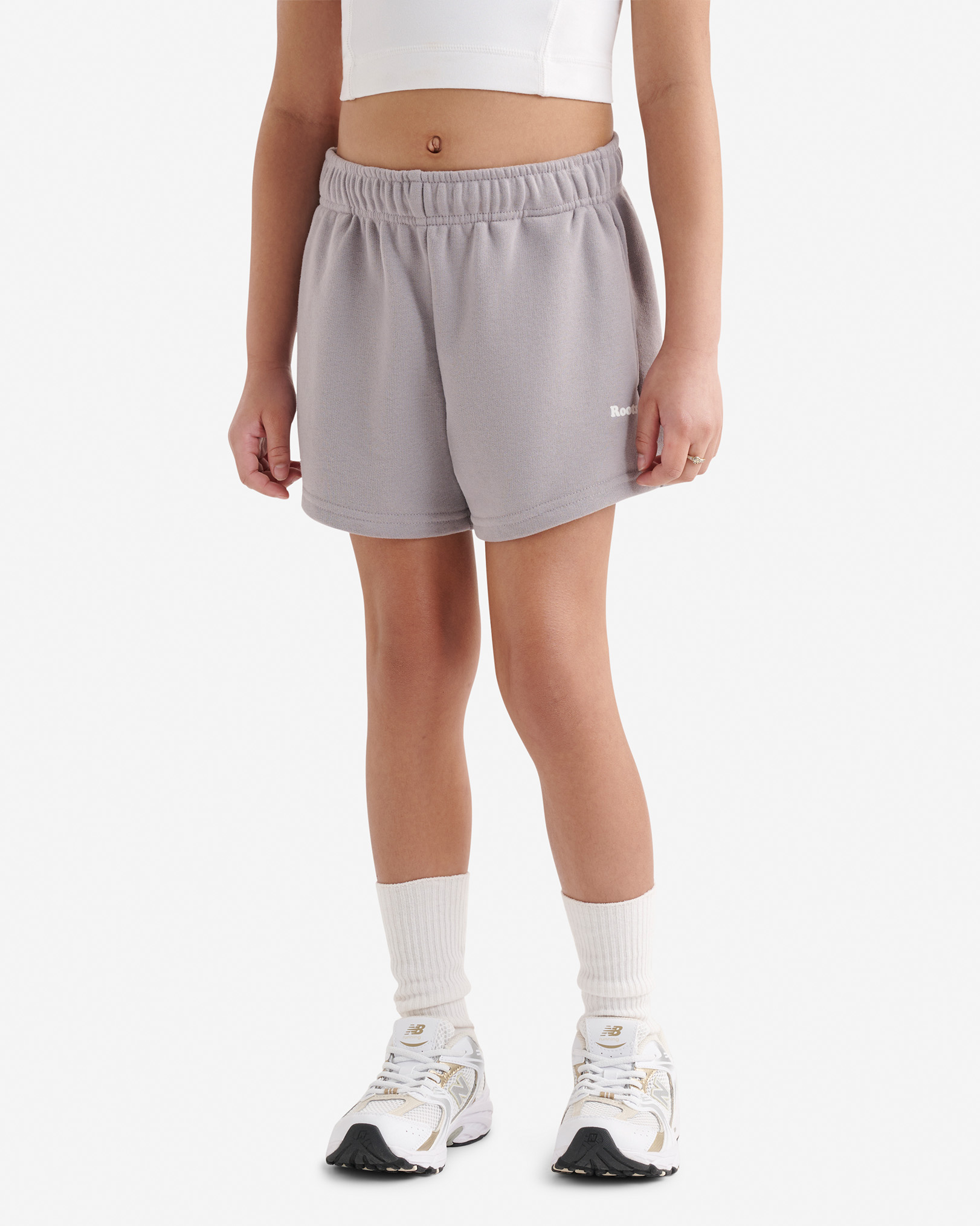 Girls Summer Cloud Shortie - Gull Grey Girls Summer Cloud Shortie - Gull Grey