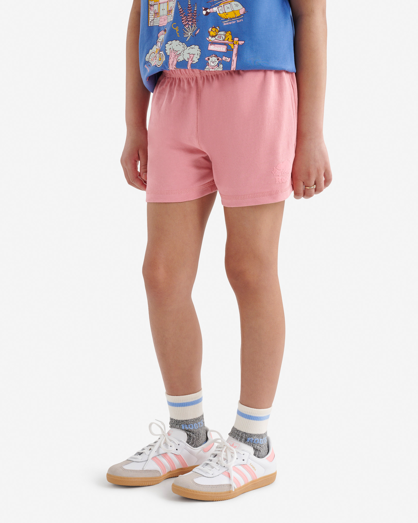 Girls Cooper Heavy Jersey Shortie - Brandied Apricot