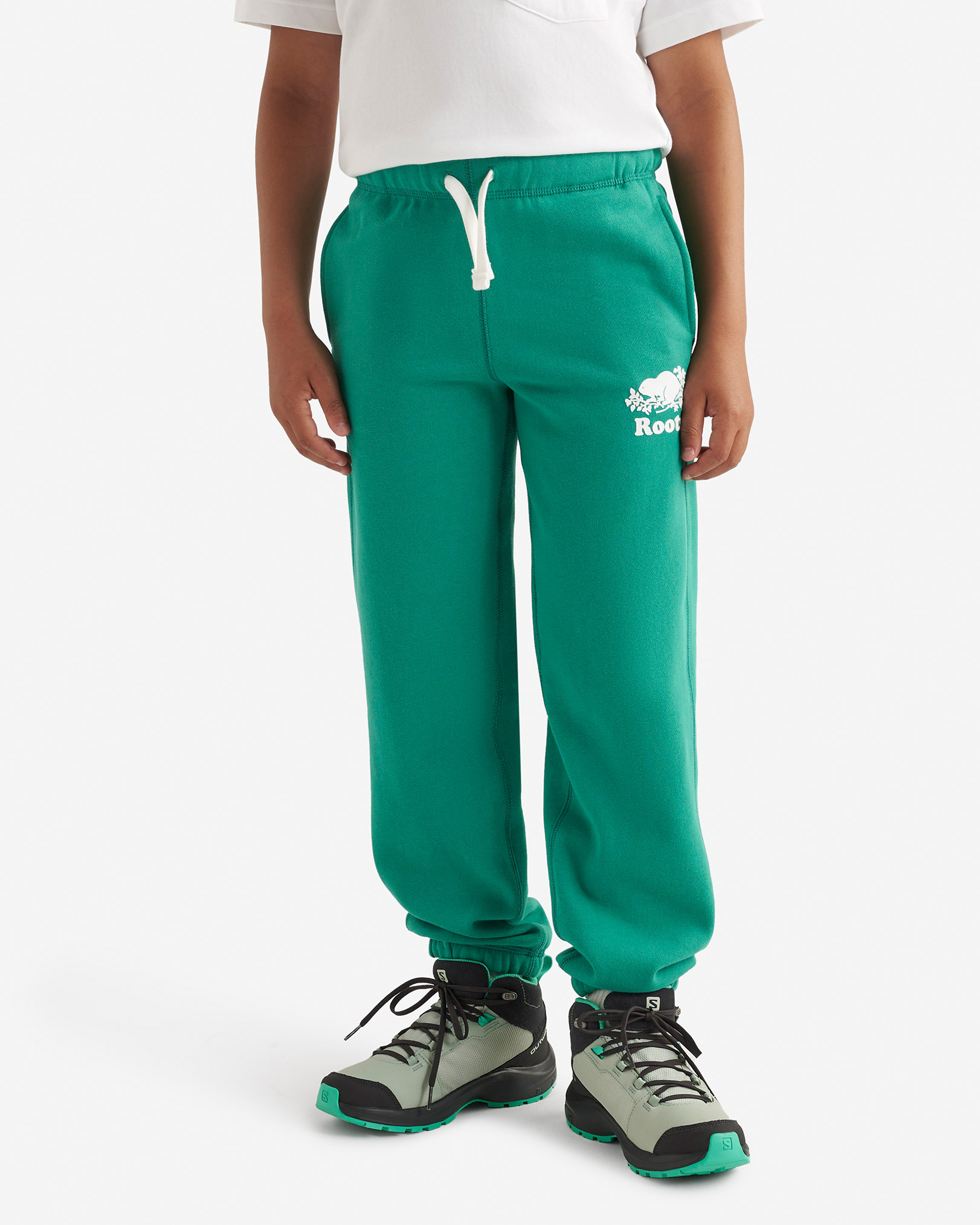 Pantalon original en molleton de coton bio pour enfants - Lac Vert Pantalon original en molleton de coton bio pour enfants - Lac Vert