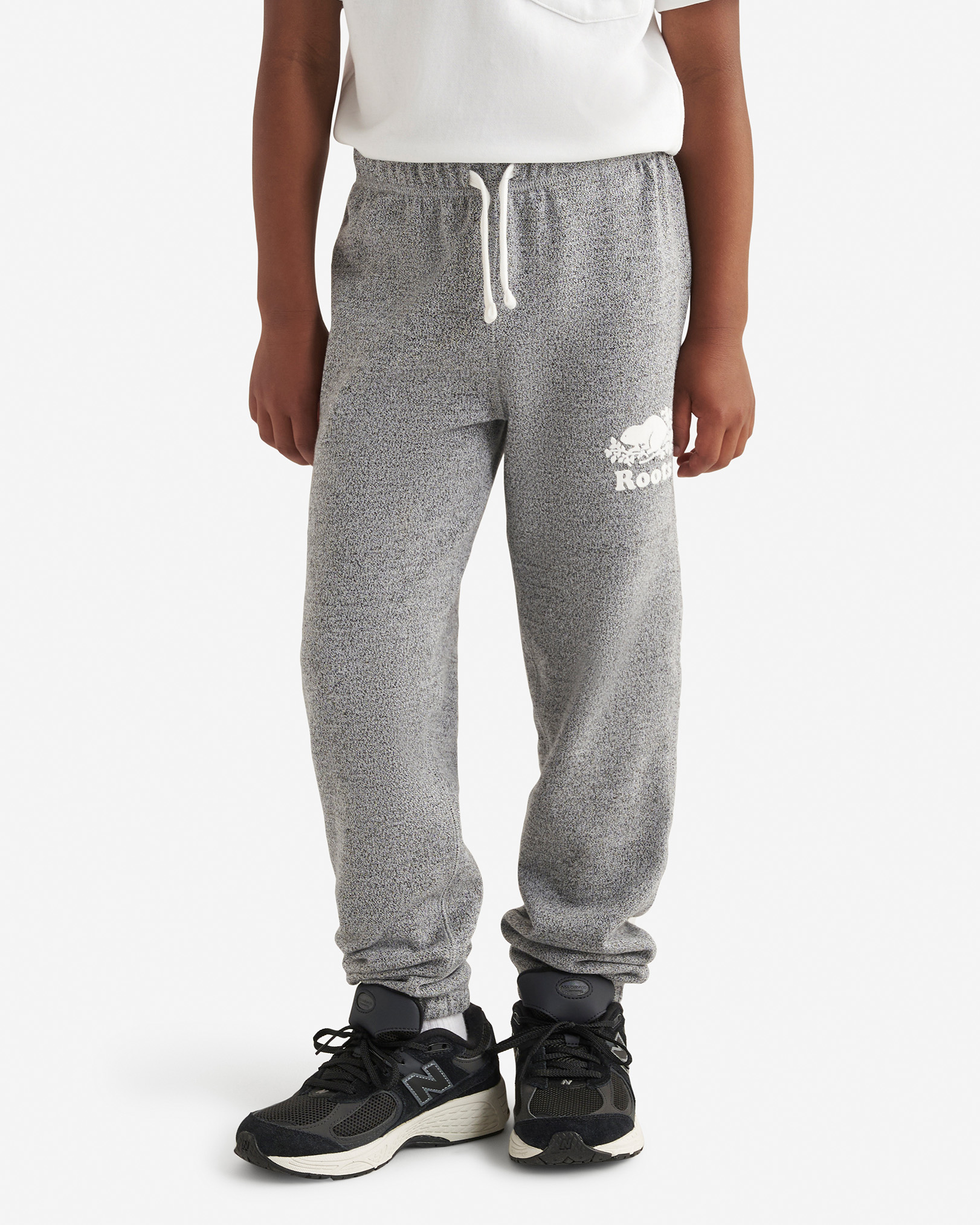 Kids Organic Original Sweatpant - Salt & Pepper