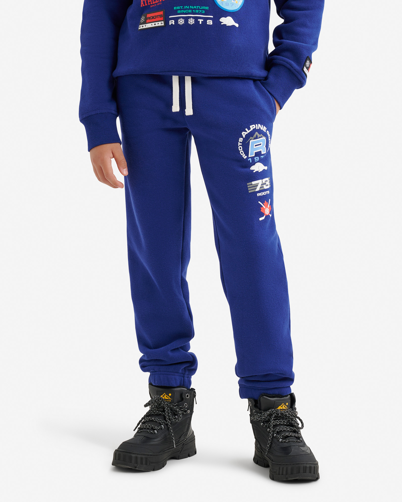 Kids Alpine Goods Patches Sweatpant - Beacon Blue