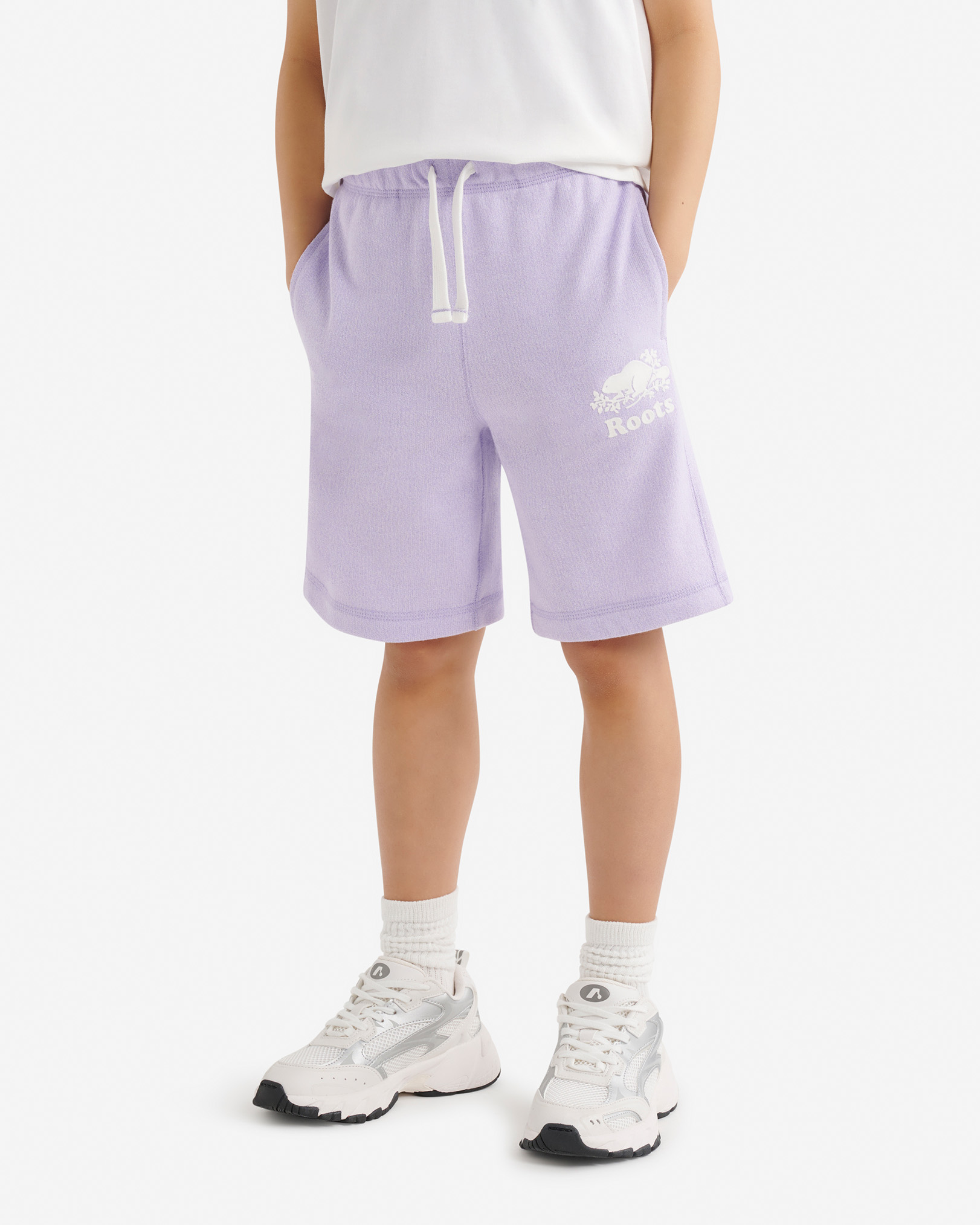 Kids Organic Original Terry Short - Lavender Pepper