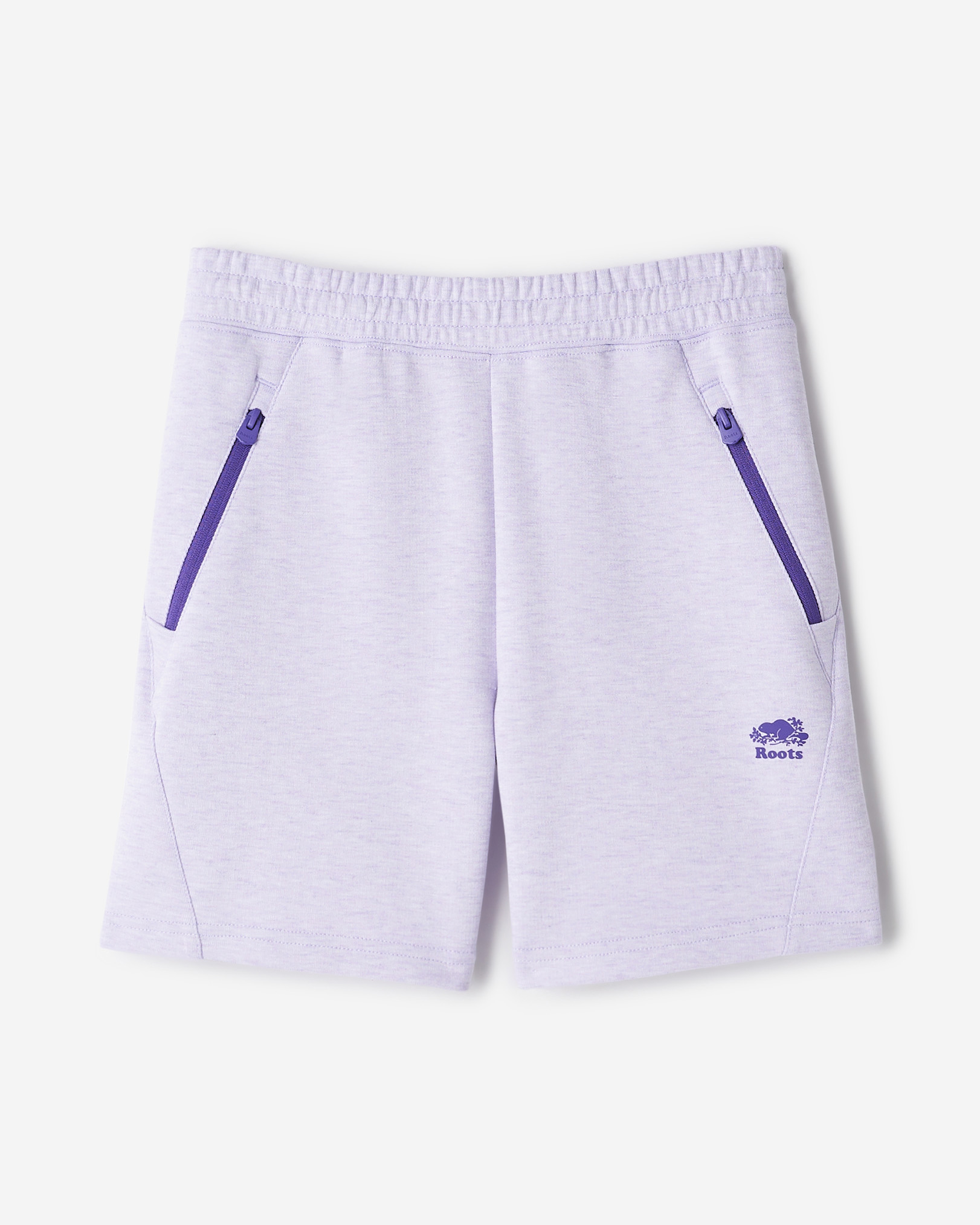 Kids Recover Interlock Short - Lavender Mix Kids Recover Interlock Short - Lavender Mix