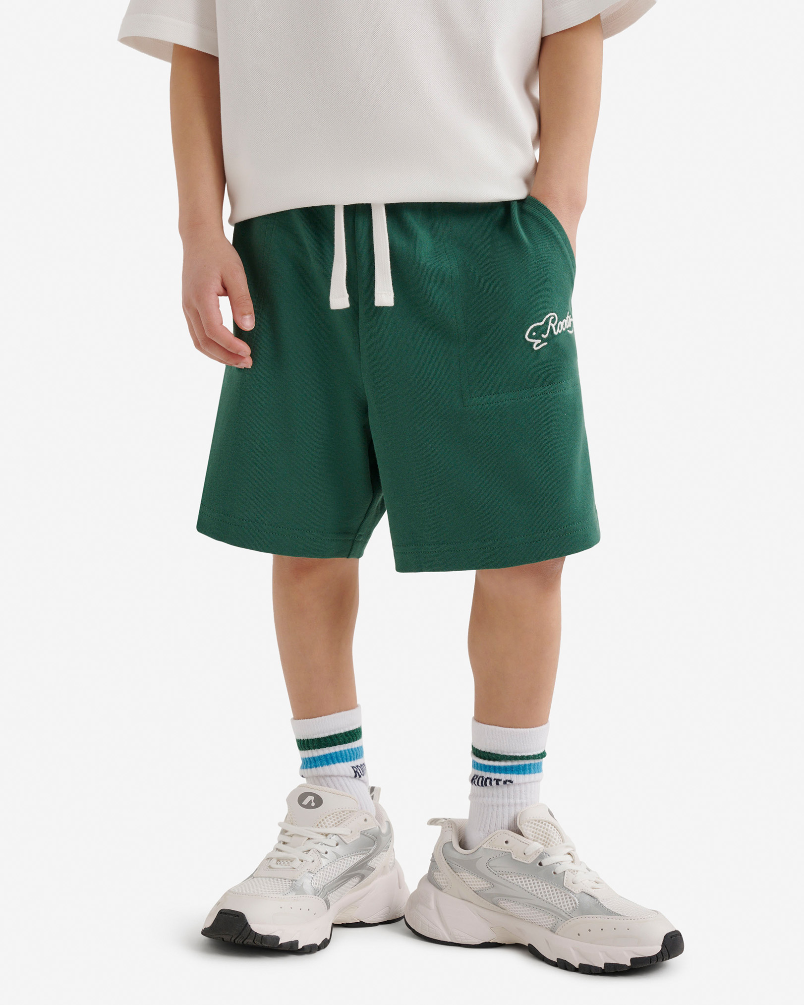 Kids Nature Club Short - Forest Green Kids Nature Club Short - Forest Green