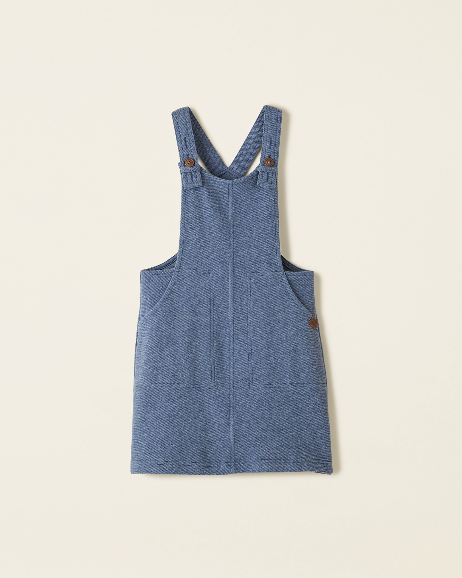 Girls Junction Overall Dress - Medium Blue