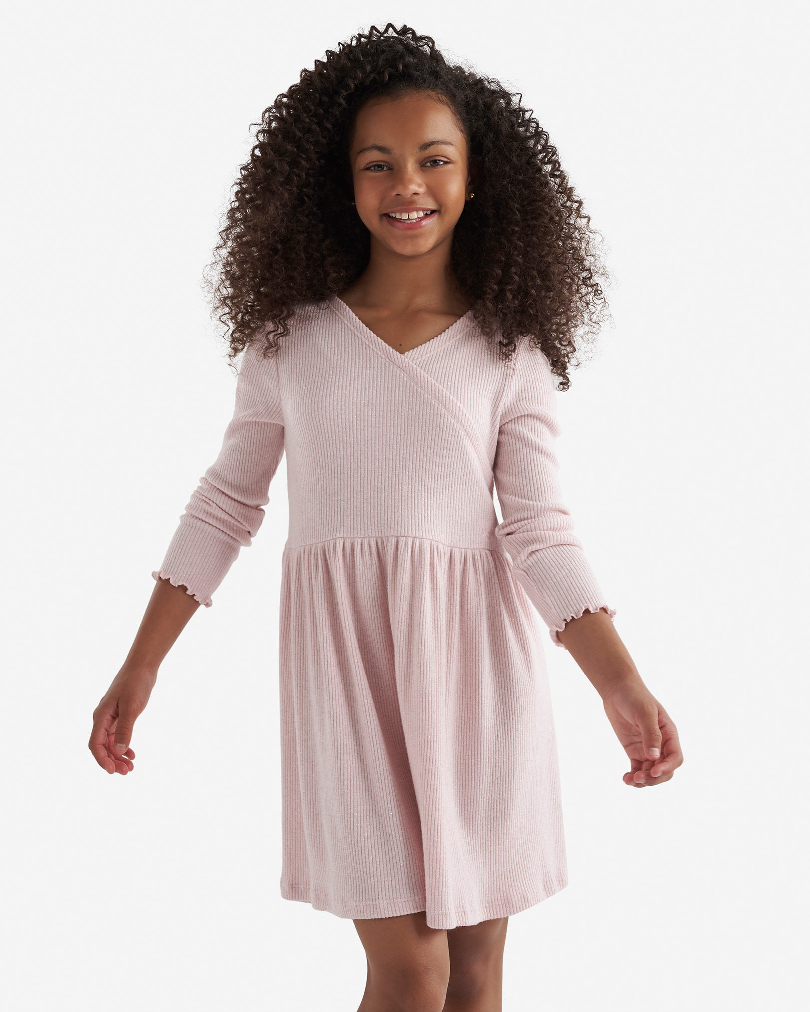 Girls Cooper Sparkle Rib Dress