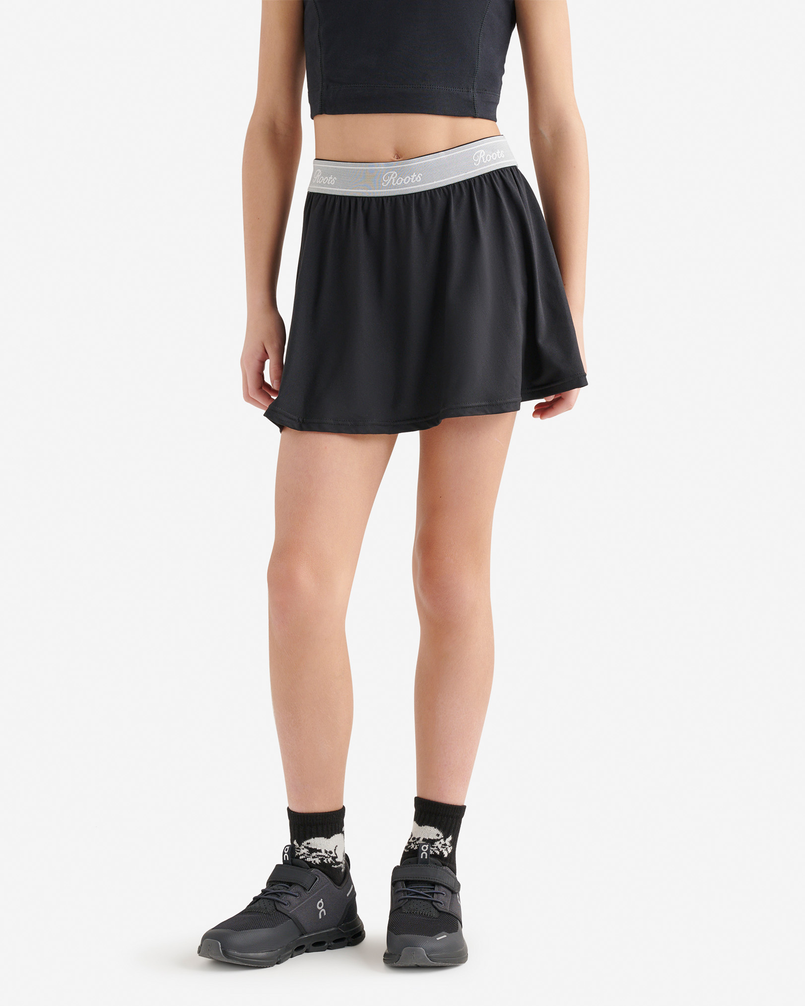 Girls Active Skort - Black Girls Active Skort - Black