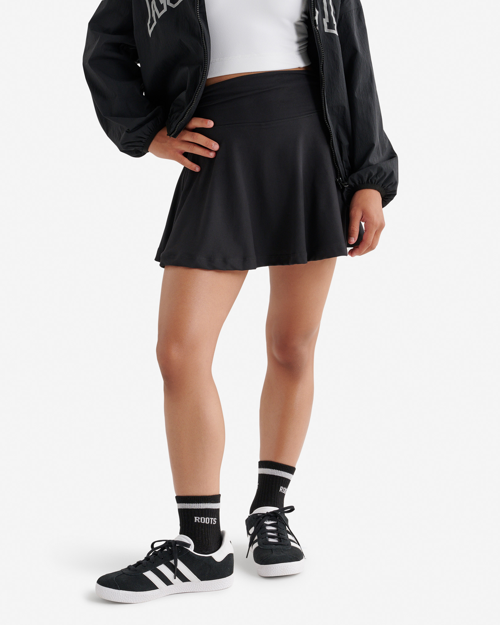 Girls Active Skort - Black Girls Active Skort - Black