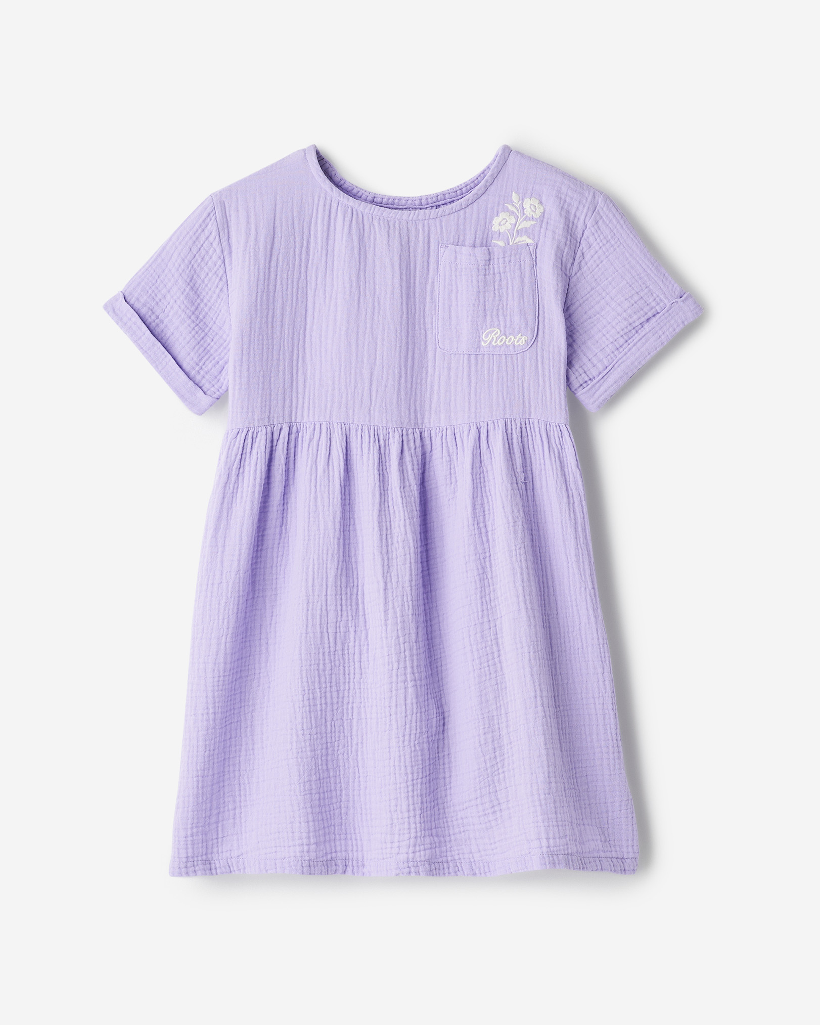 Girls Isla Pocket Dress - Lavender