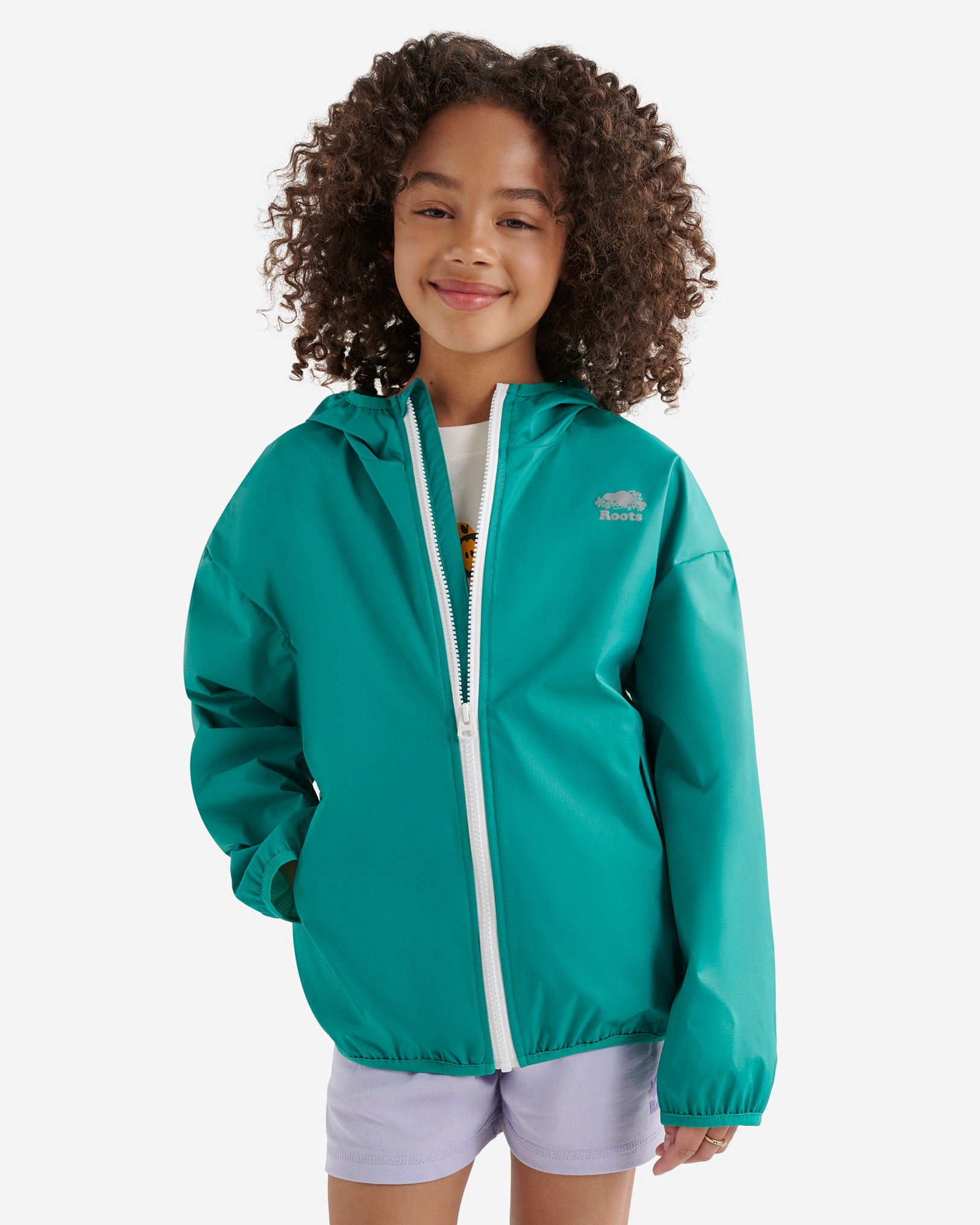 Kids Camp Packable Jacket - Green Lake Kids Camp Packable Jacket - Green Lake