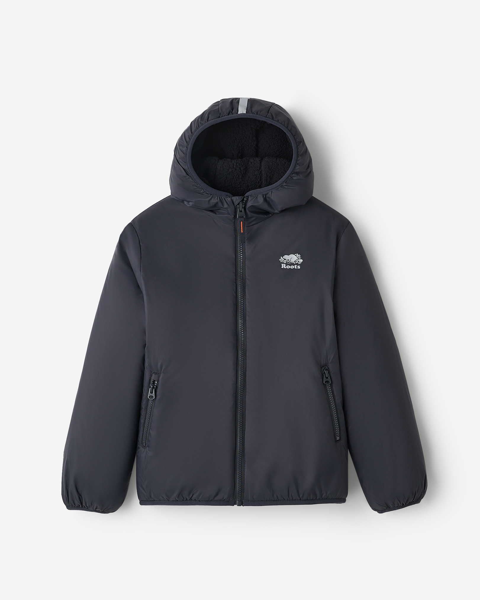 Kids Alta Lined Reversible Jacket - Midnight Grey Kids Alta Lined Reversible Jacket - Midnight Grey