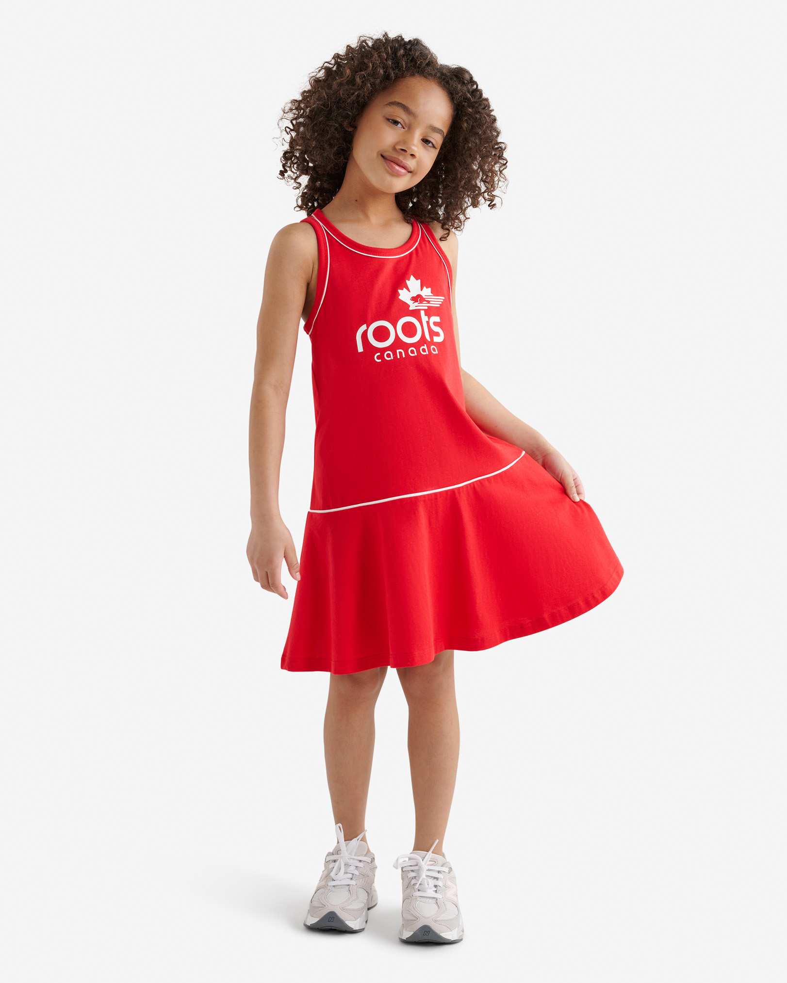 Girls Northern Athletics Dress - Jam Red