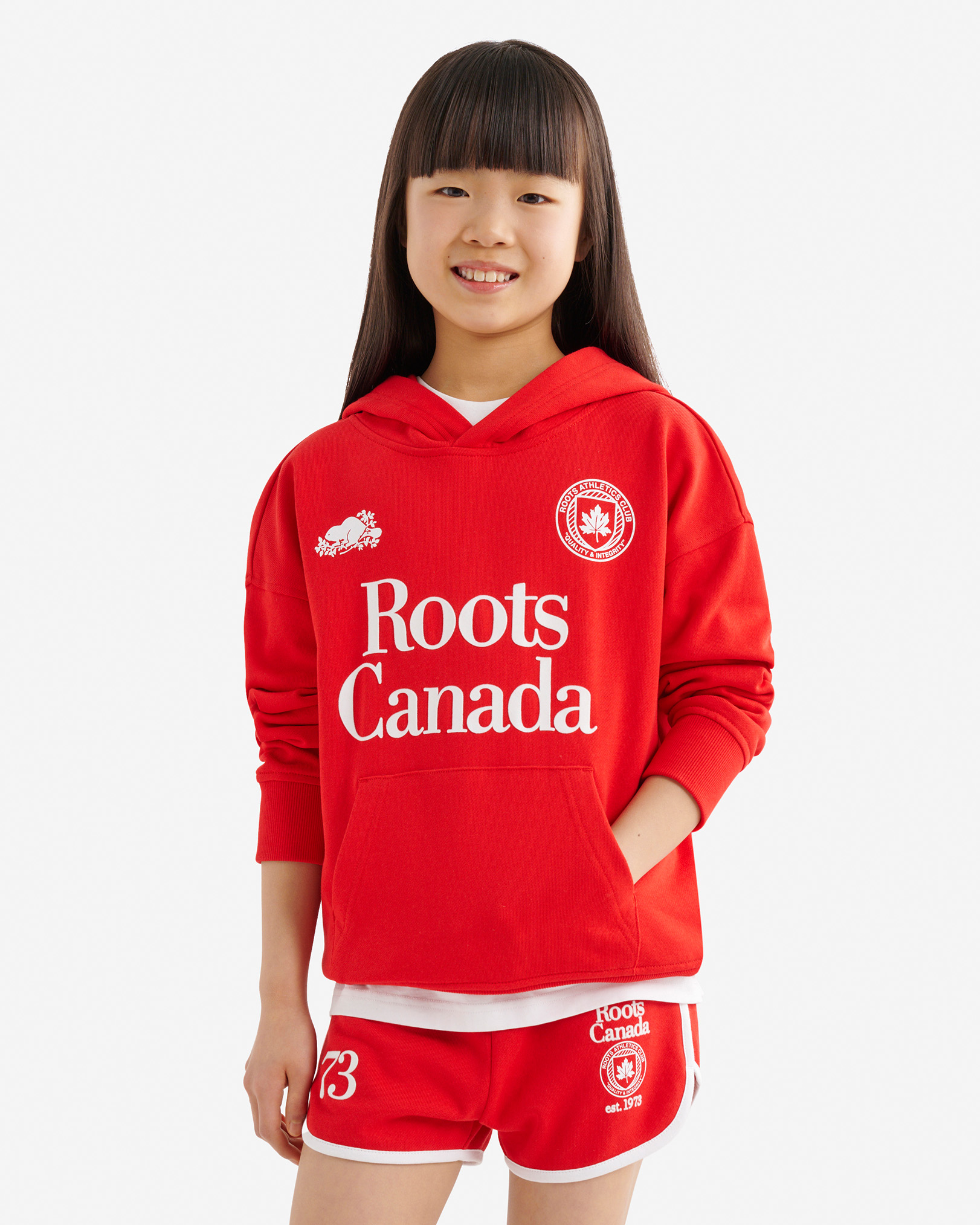 Kids Northern Athletics Hoodie - Cherry Burst