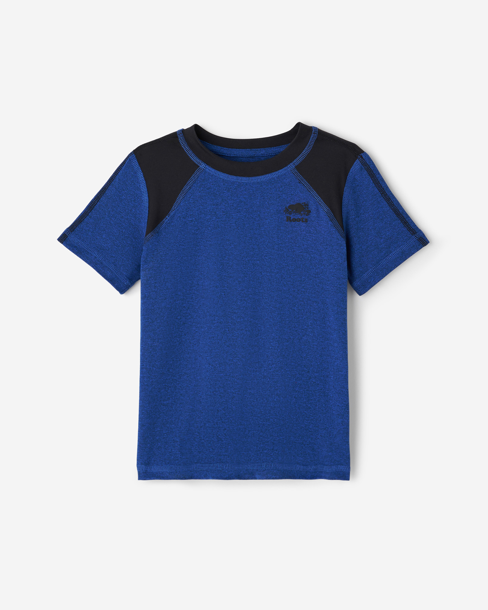 Toddler Boys Active Blocked T-Shirt - Athletic Blue Ppr