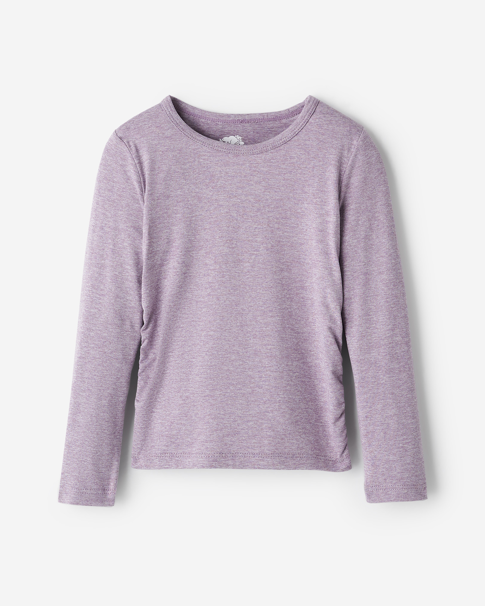Toddler Girls Active Fitted T-Shirt - Lavender Mist Pepper
