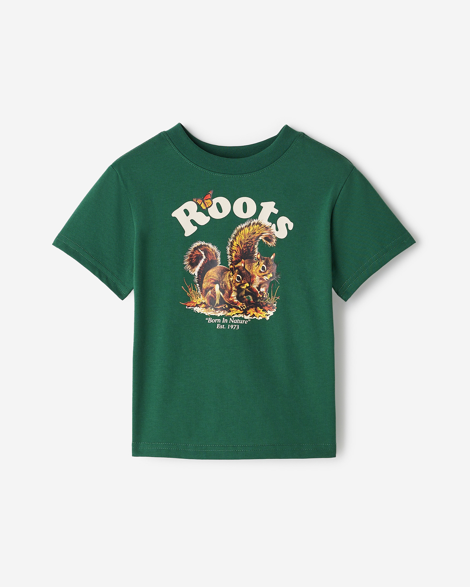 Forest Green T-Shirts | Roots