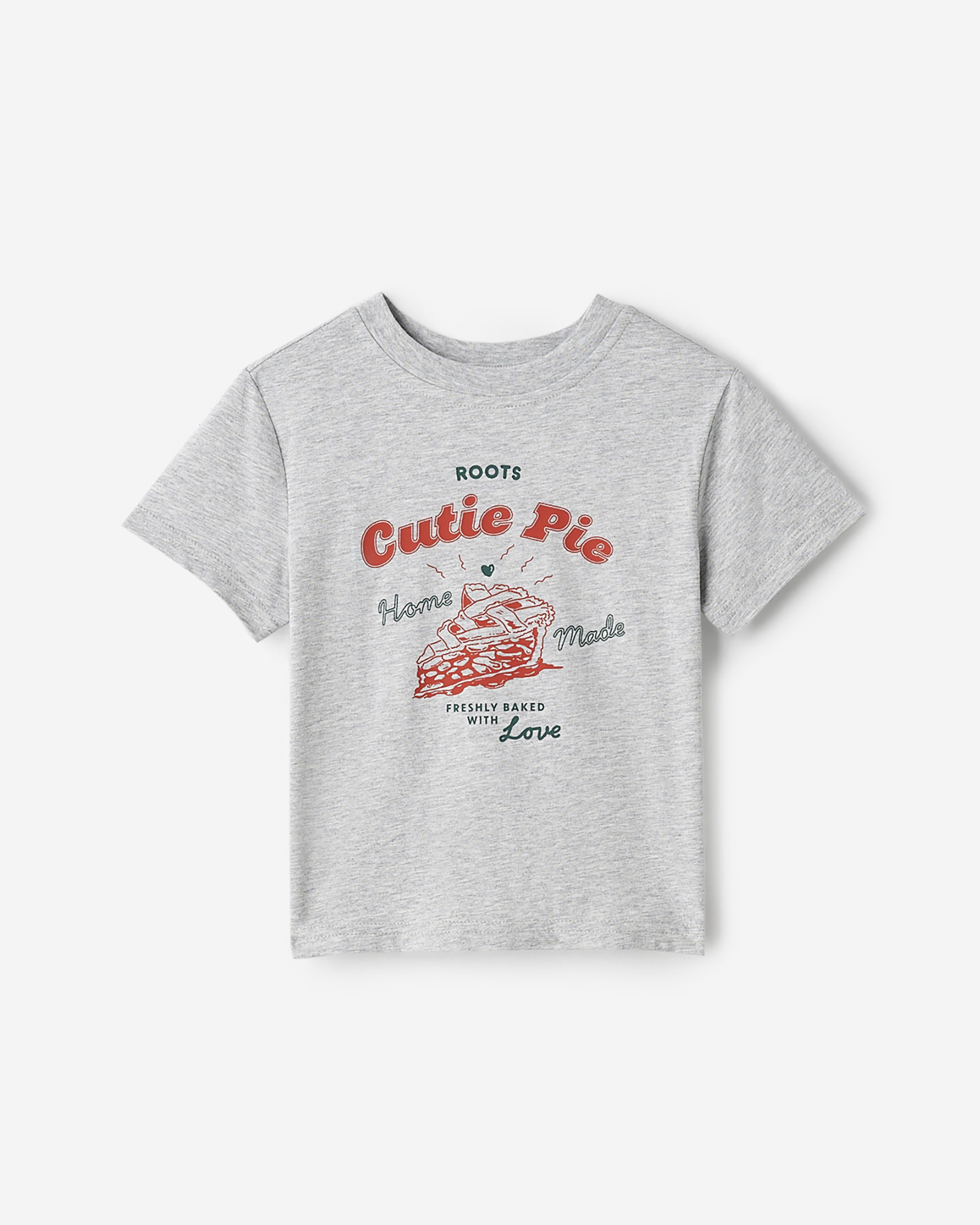 Toddler Food Series T-Shirt - Heather Grey