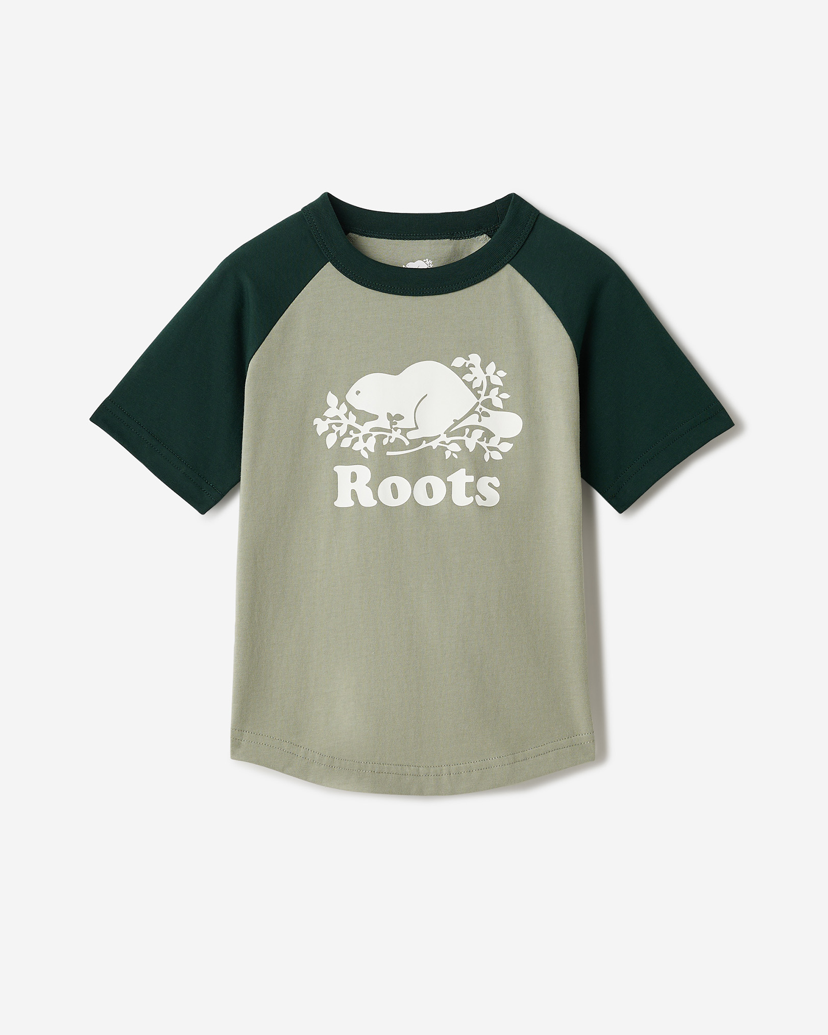 Toddler Cooper Baseball Short Sleeve T-Shirt - Shadow Green