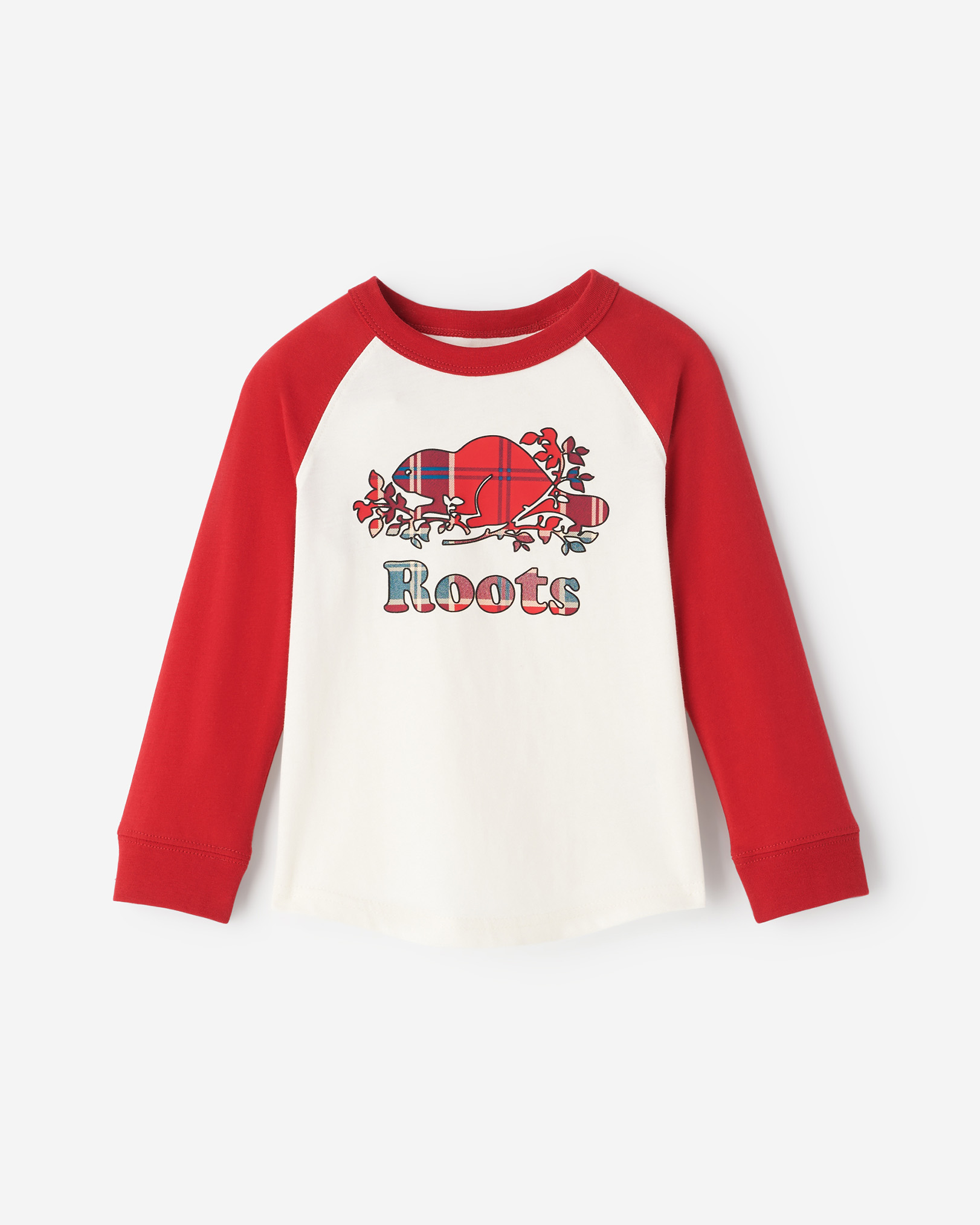 Toddler Plaid Baseball T-Shirt Toddler Plaid Baseball T-Shirt