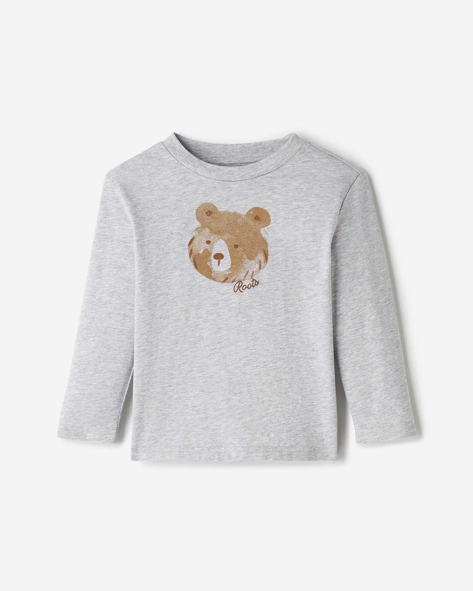 Toddler Bear T-Shirt - Heather Grey