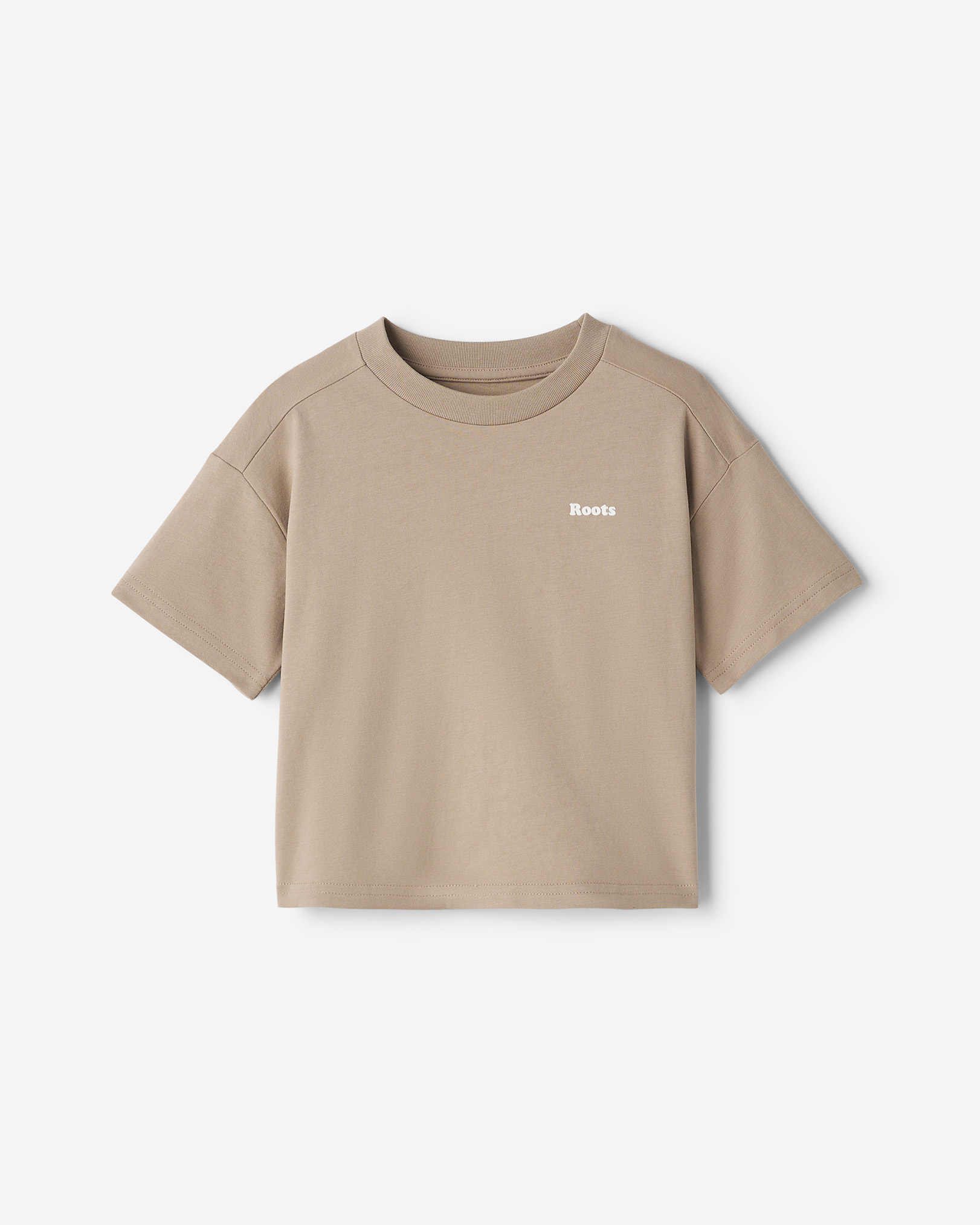 T-shirt en molleton Nuage estival pour tout-petit - Kaki Chaud