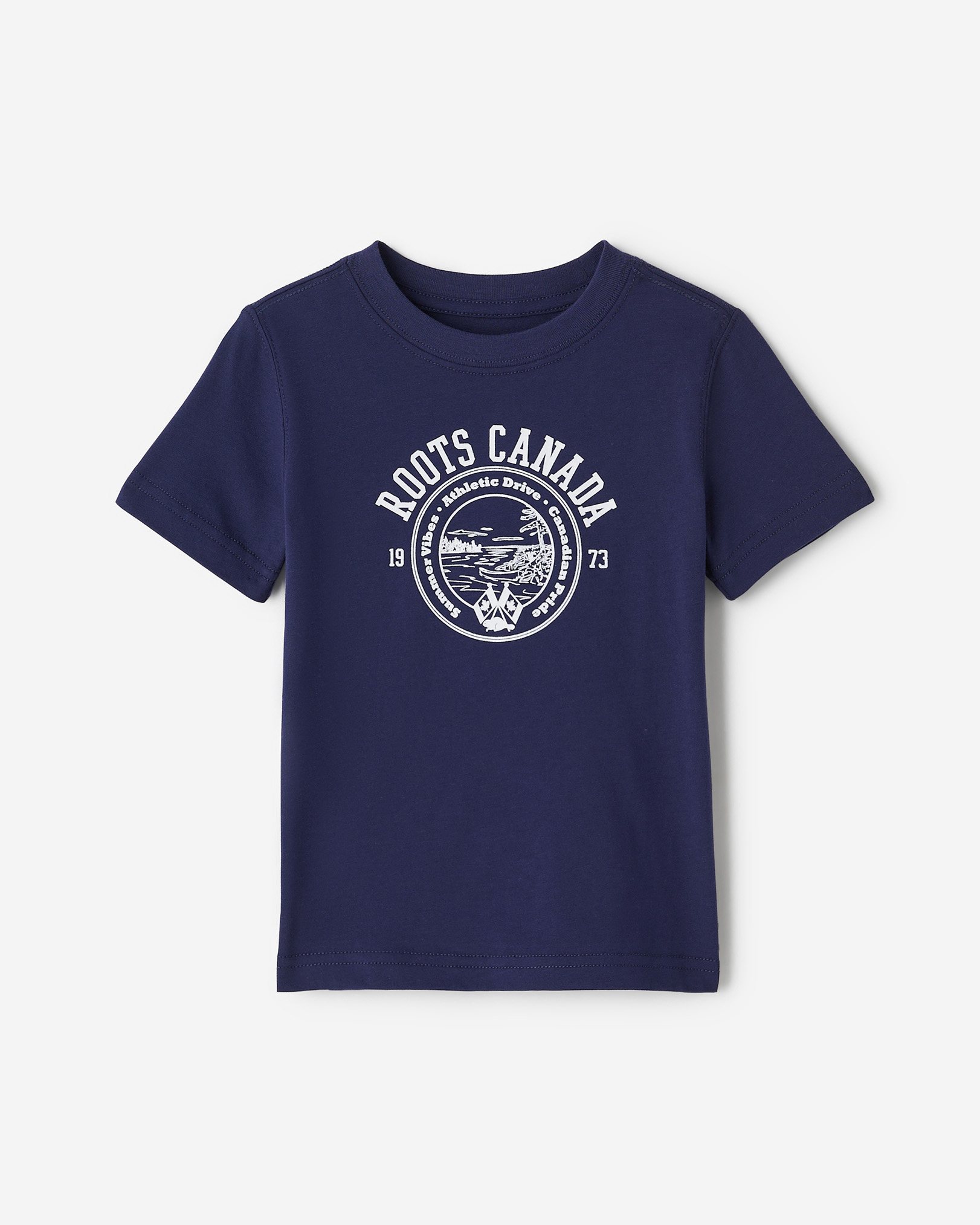 Toddler Roots Lakeview T-Shirt - Indigo Ink Toddler Roots Lakeview T-Shirt - Indigo Ink