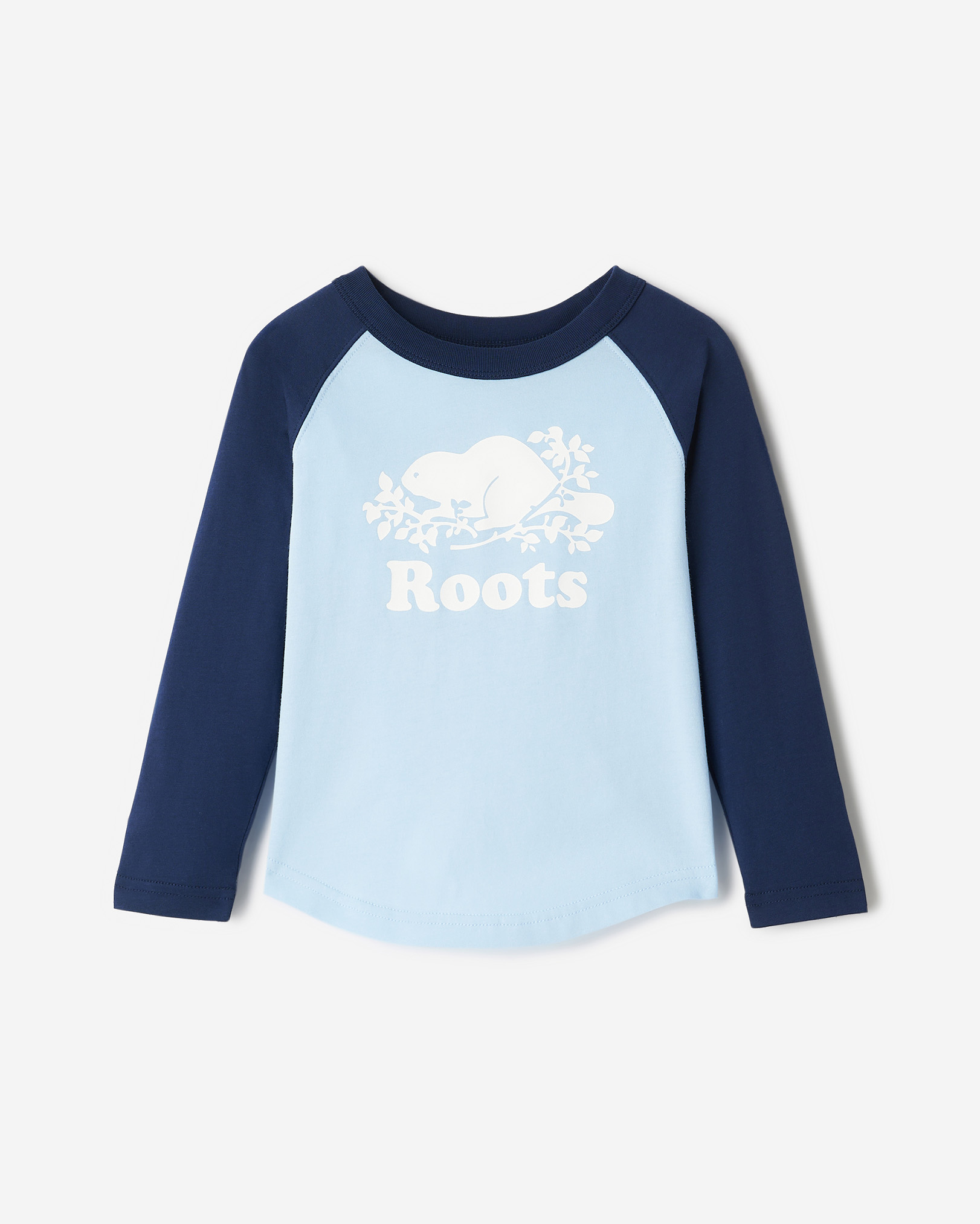 Toddler Cooper Baseball Long Sleeve T-Shirt - True Navy