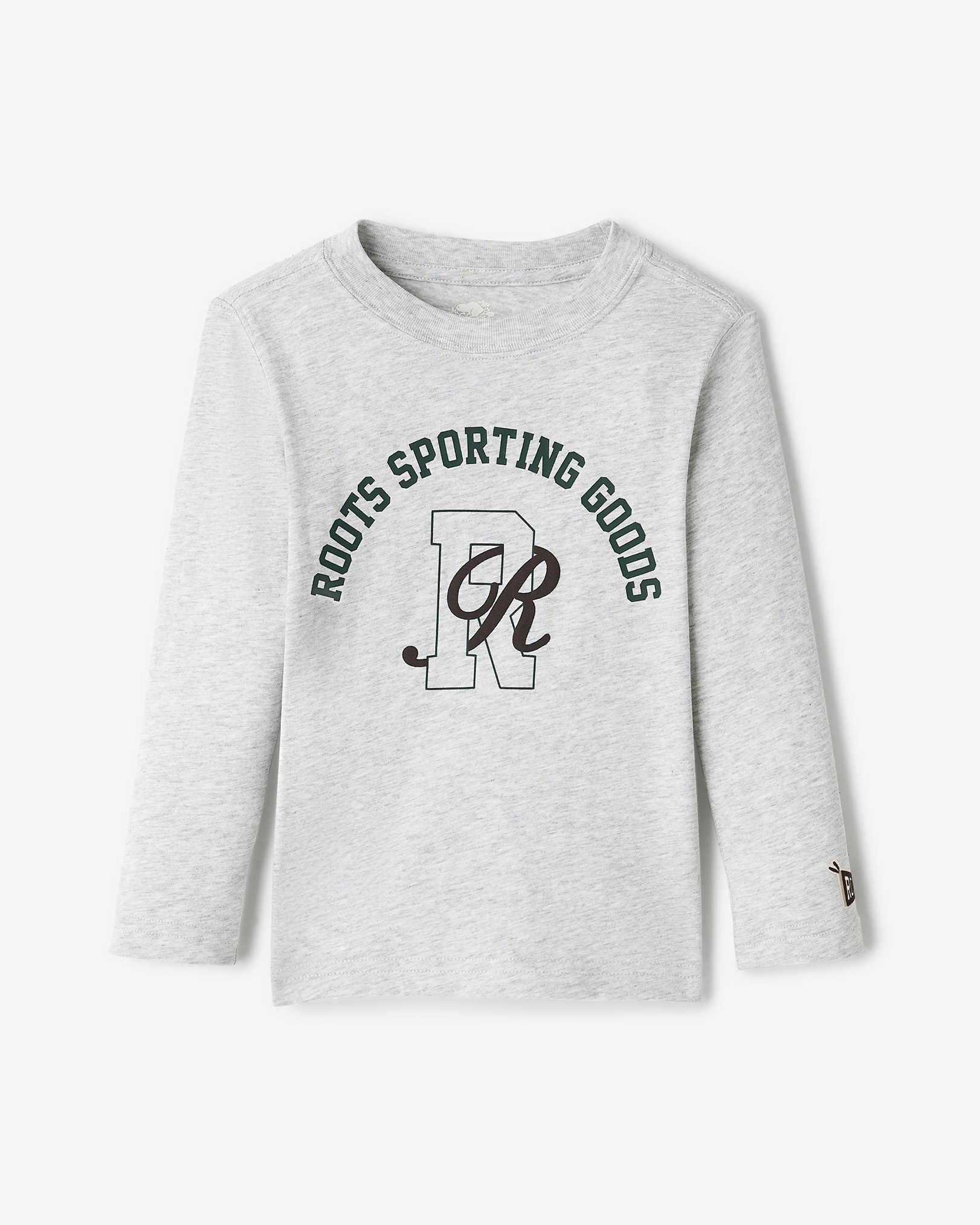 Toddler Roots Academy Long Sleeve T-Shirt - Athletic Grey Mix