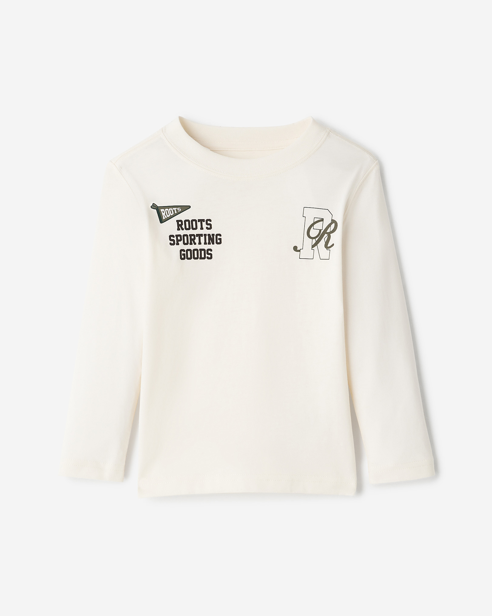 Toddler Roots Academy Long Sleeve T-Shirt - Egret