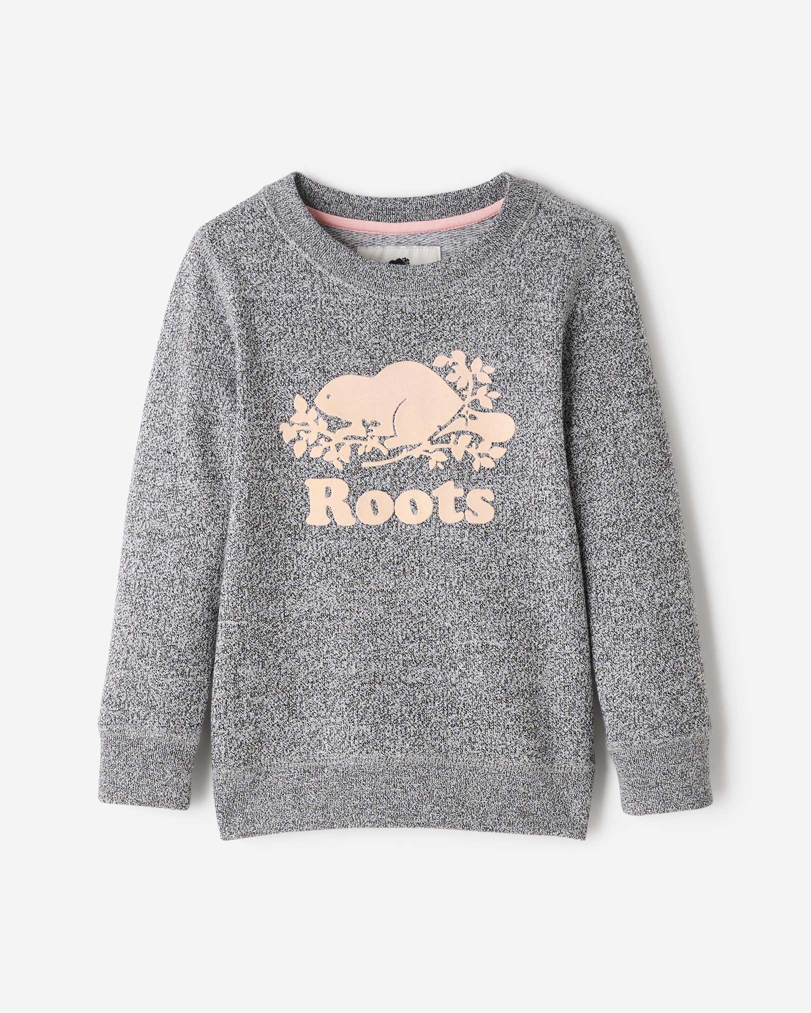 Toddler Organic Original Crew Sweatshirt - Salt & Pepper
