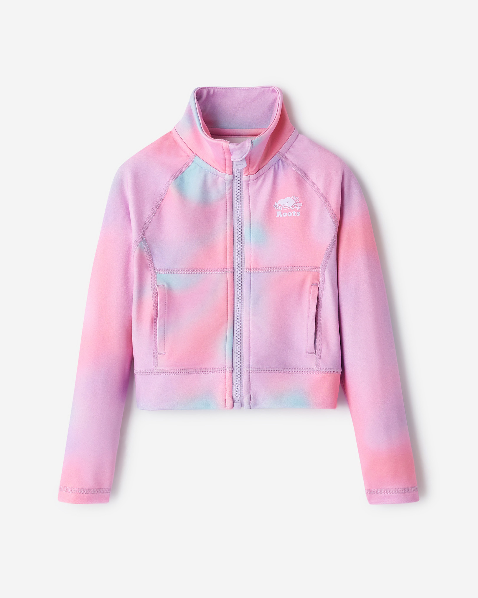 Toddler Girls Active Zip Track Jacket - Multi